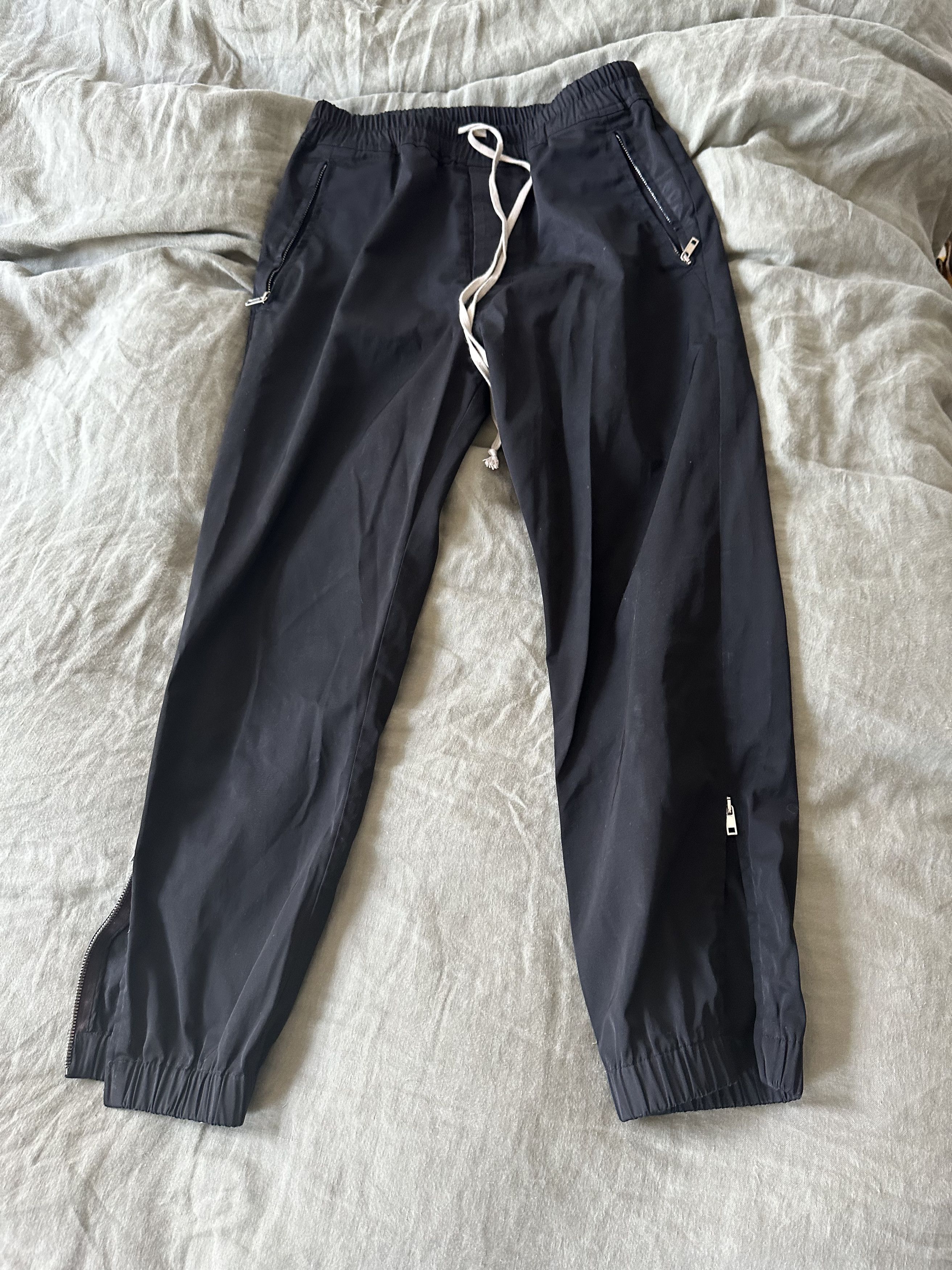 Rick Owens Tapered Twill Trackpants Size US 32 / EU 48 - 9 Thumbnail
