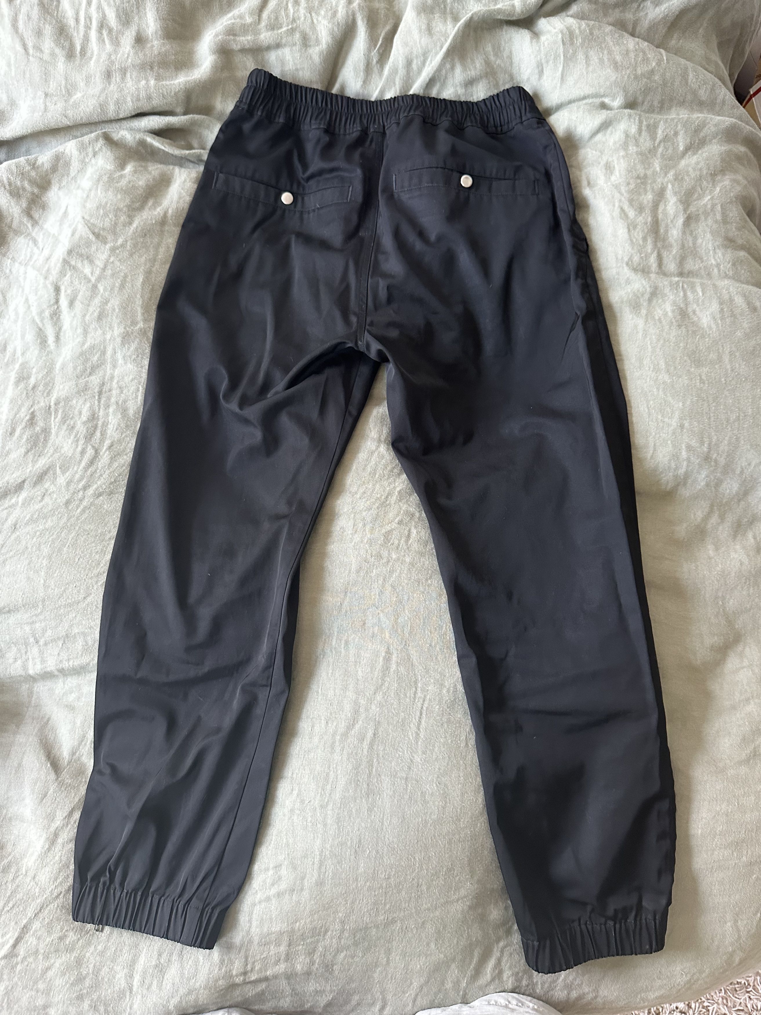 Rick Owens Tapered Twill Trackpants Size US 32 / EU 48 - 3 Thumbnail