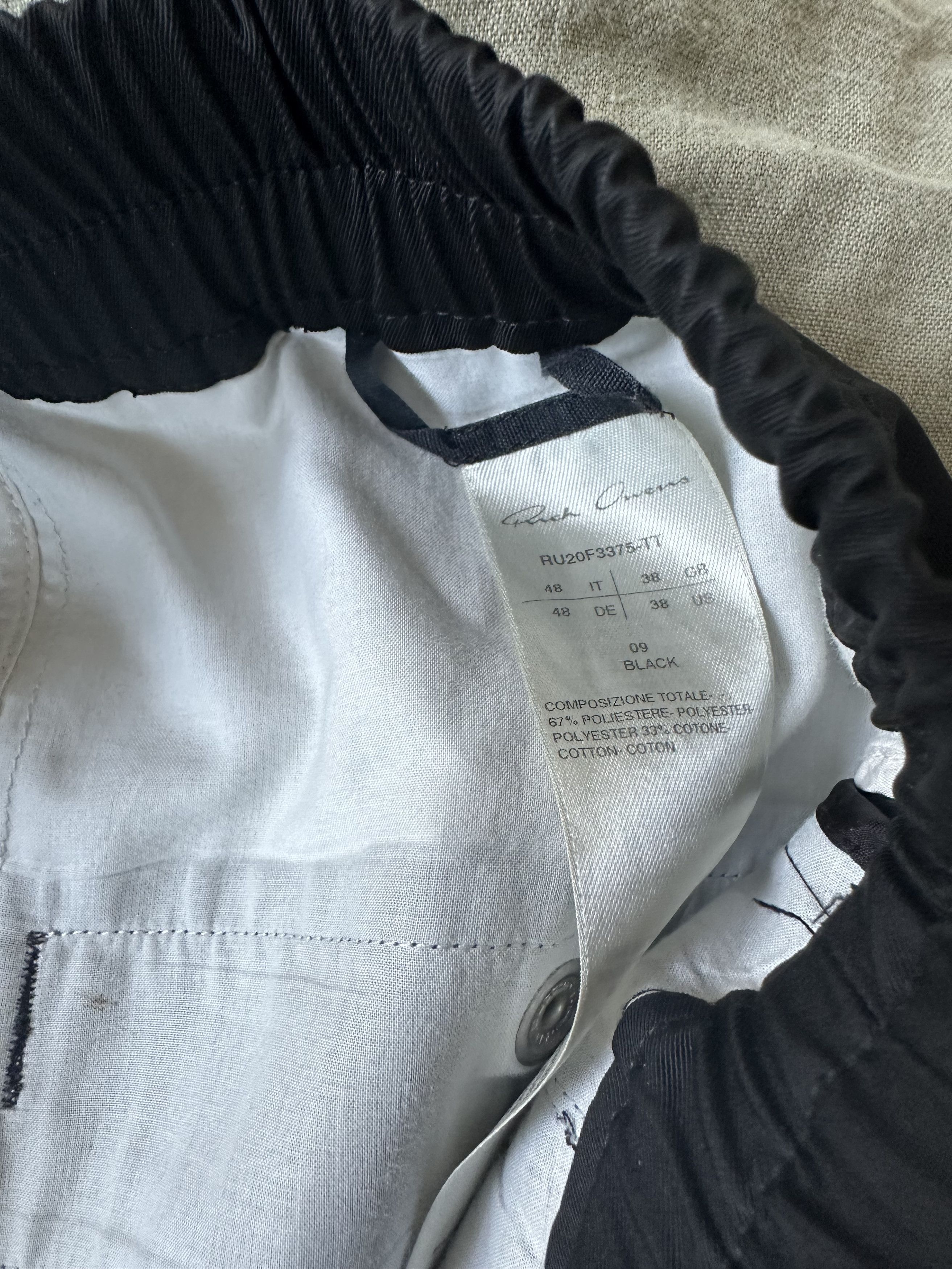Rick Owens Tapered Twill Trackpants Size US 32 / EU 48 - 5 Thumbnail