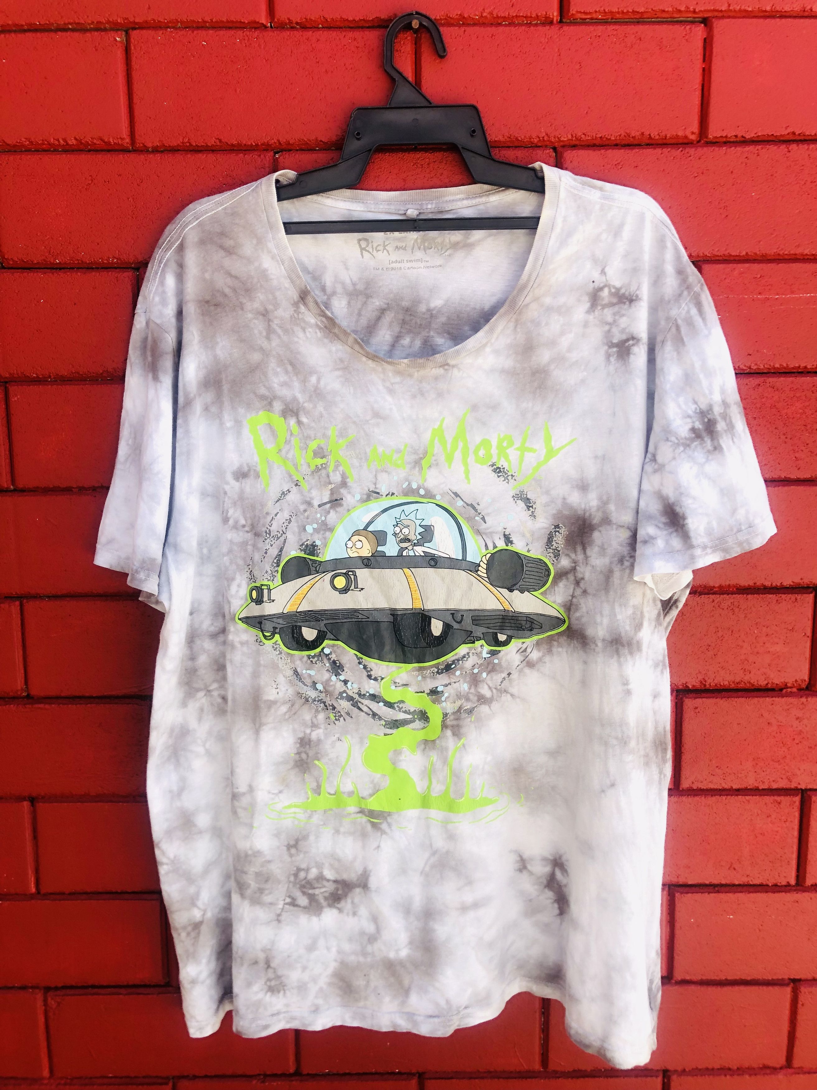 Vintage Vintage Rick And Morty Cartoon Designer Fashion Style Size US L / EU 52-54 / 3 - 1 Thumbnail