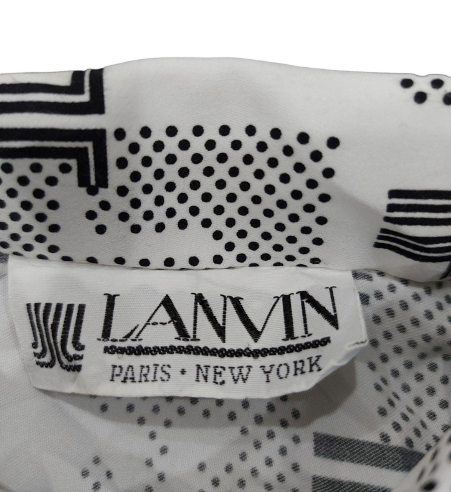 Lanvin Rare! Vintage Lanvin Designer Monogram Logo Allover Size XL / US 12-14 / IT 48-50 - 4 Thumbnail