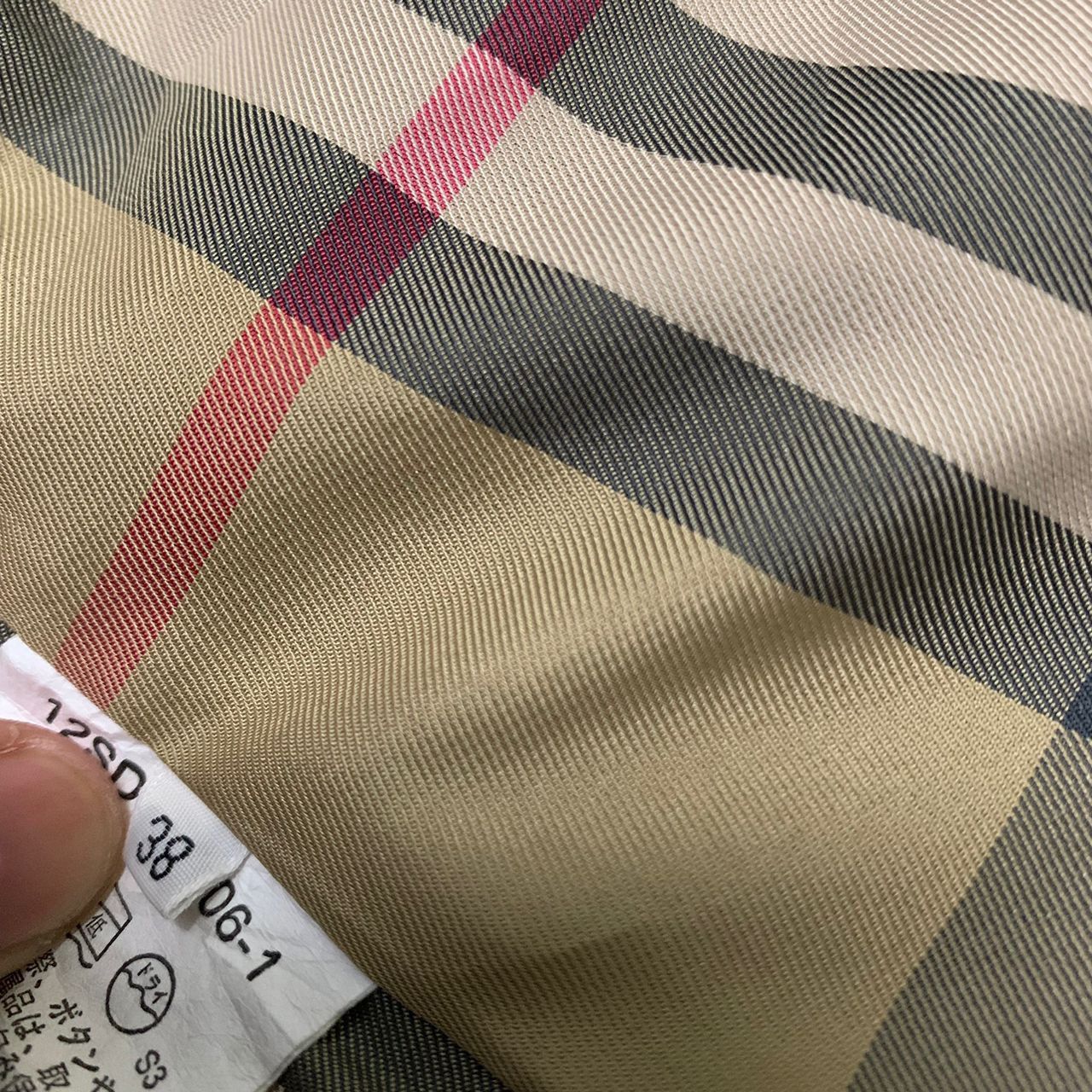 Burberry Rare Red Burberry Belted Coat Checkered Inner Made in Japan Size XS / US 0-2 / IT 36-38 - 12 Thumbnail