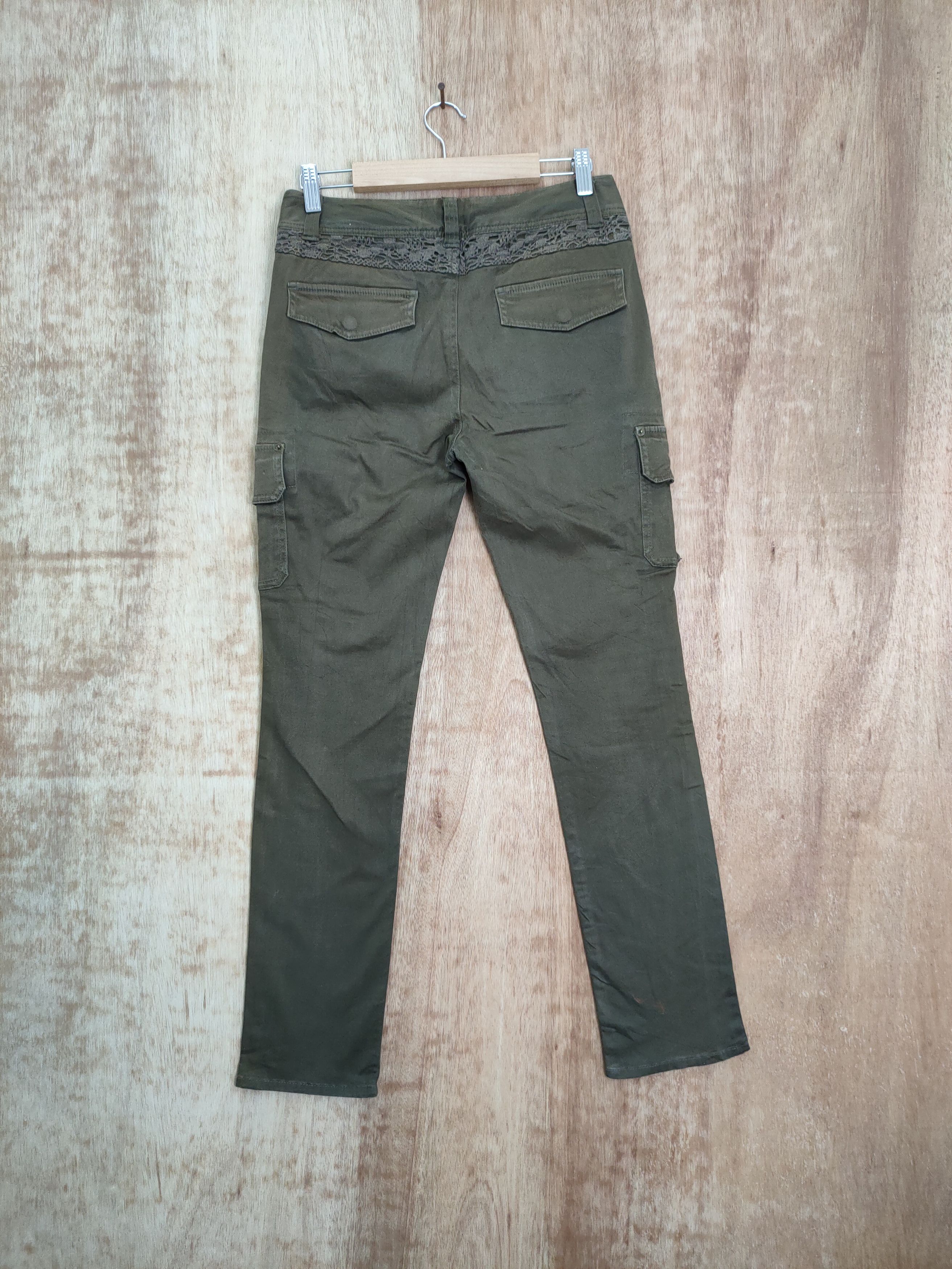 Japanese Brand DLL Japan vintage skinny multi pocket cargo pants #737 Size US 27 - 6 Thumbnail