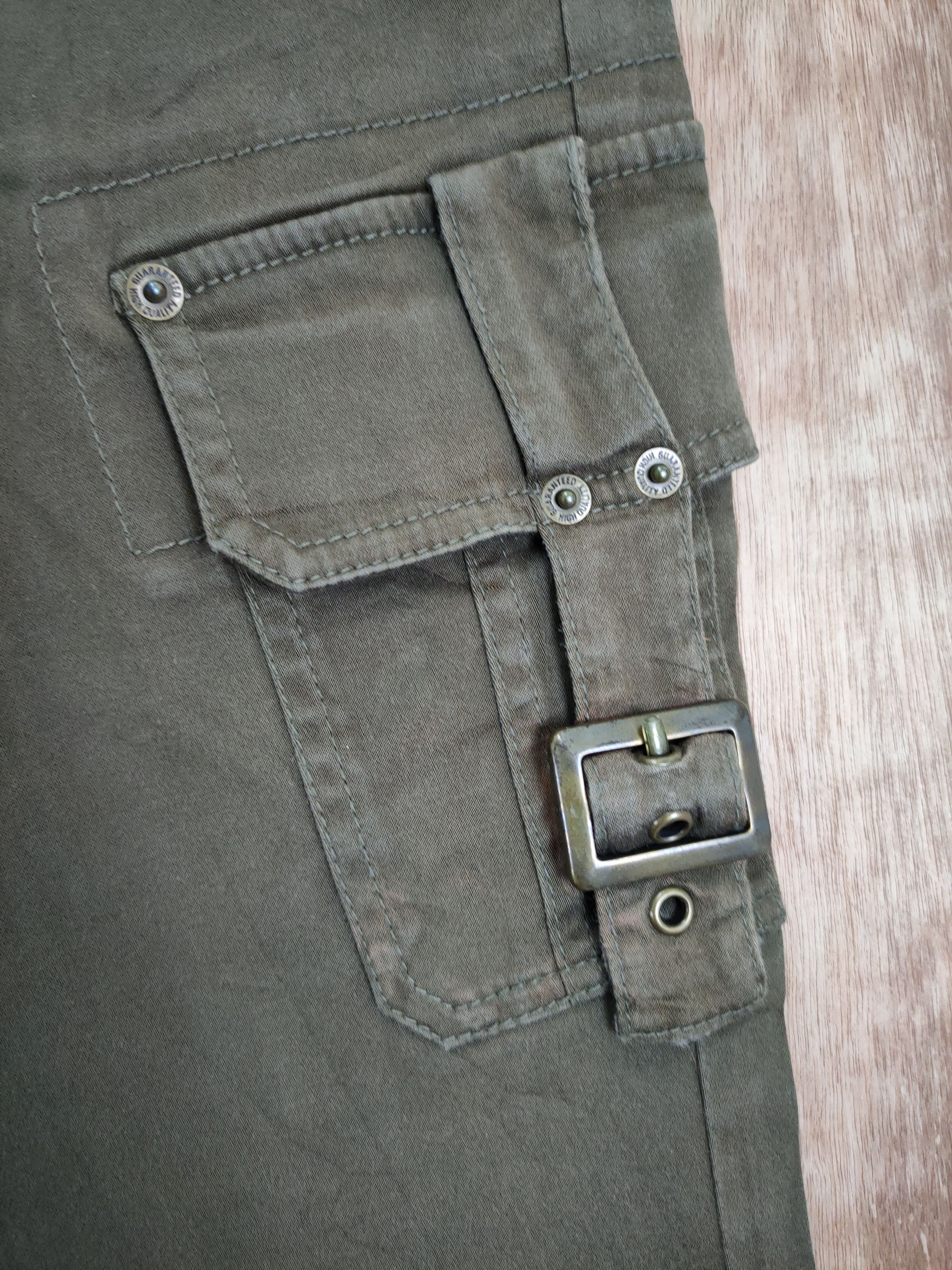 Japanese Brand DLL Japan vintage skinny multi pocket cargo pants #737 Size US 27 - 5 Thumbnail