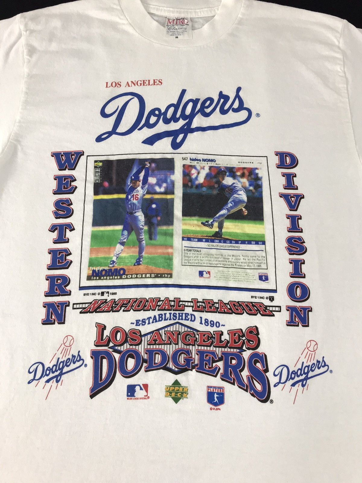MLB × Vintage Vintage MLB Los Angeles Dodgers Western Division Tee Size US M / EU 48-50 / 2 - 2 Thumbnail