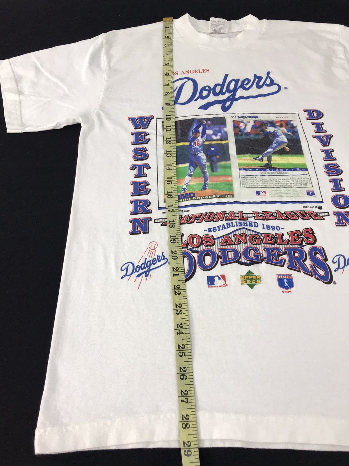 MLB × Vintage Vintage MLB Los Angeles Dodgers Western Division Tee Size US M / EU 48-50 / 2 - 7 Thumbnail