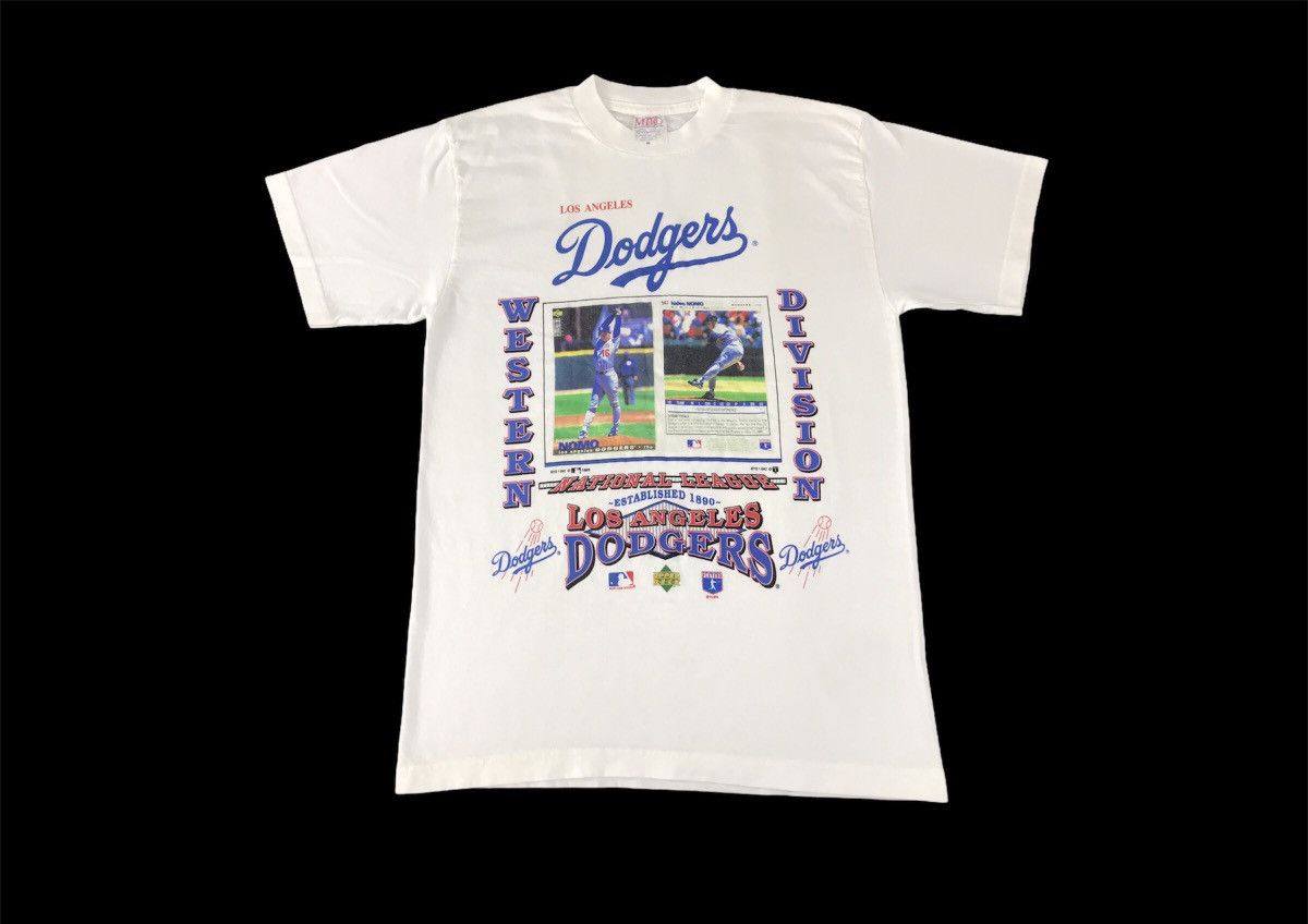 MLB × Vintage Vintage MLB Los Angeles Dodgers Western Division Tee Size US M / EU 48-50 / 2 - 1 Thumbnail