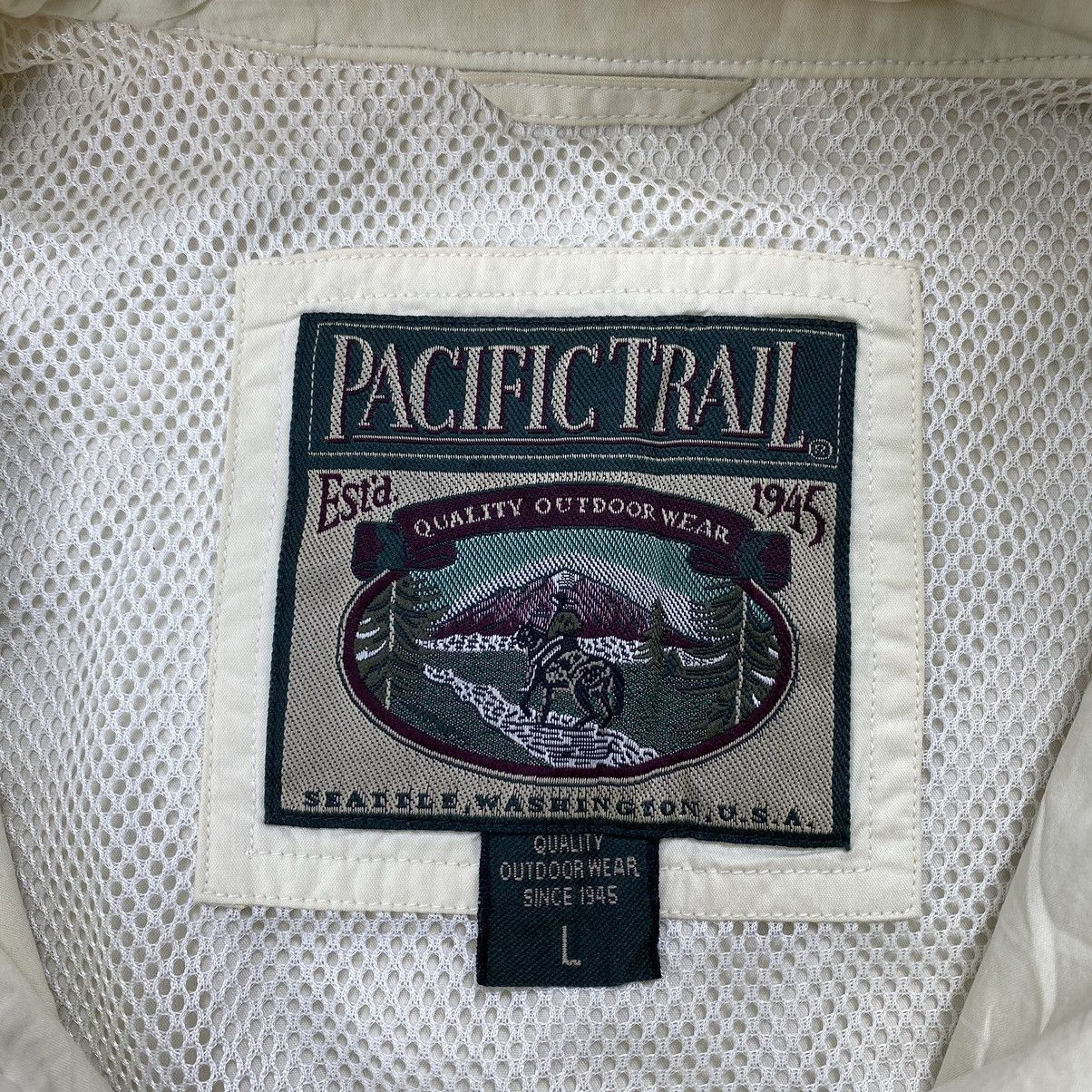 Pacific Trail × Vintage Vintage PACIFIC TRAIL Outdoor Tactical Multi Pocket Cream Size US L / EU 52-54 / 3 - 5 Thumbnail