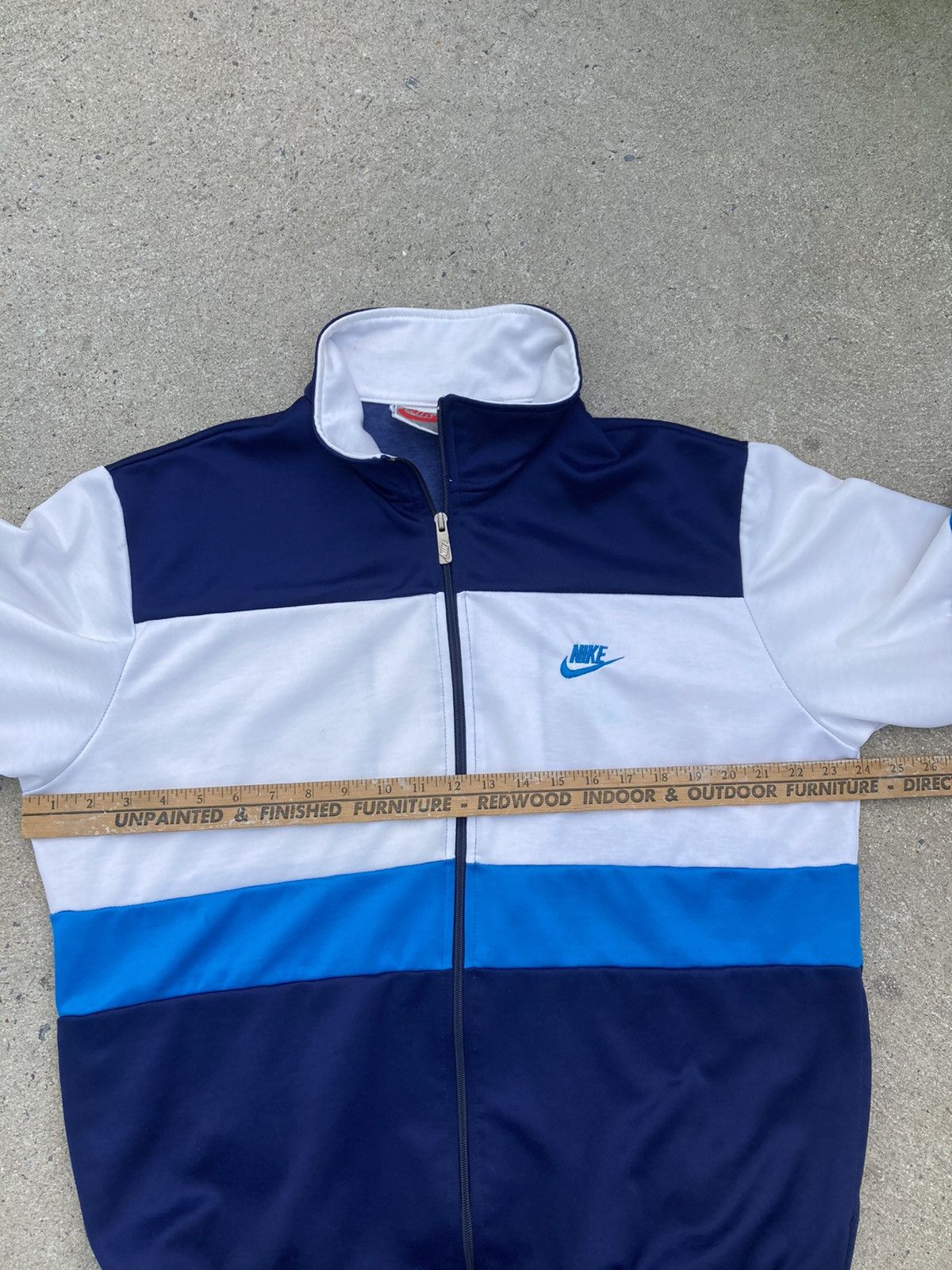 Nike × Vintage Vintage 90s Nike Zip Up Windbreaker Track Jacket Size US XL / EU 56 / 4 - 8 Thumbnail