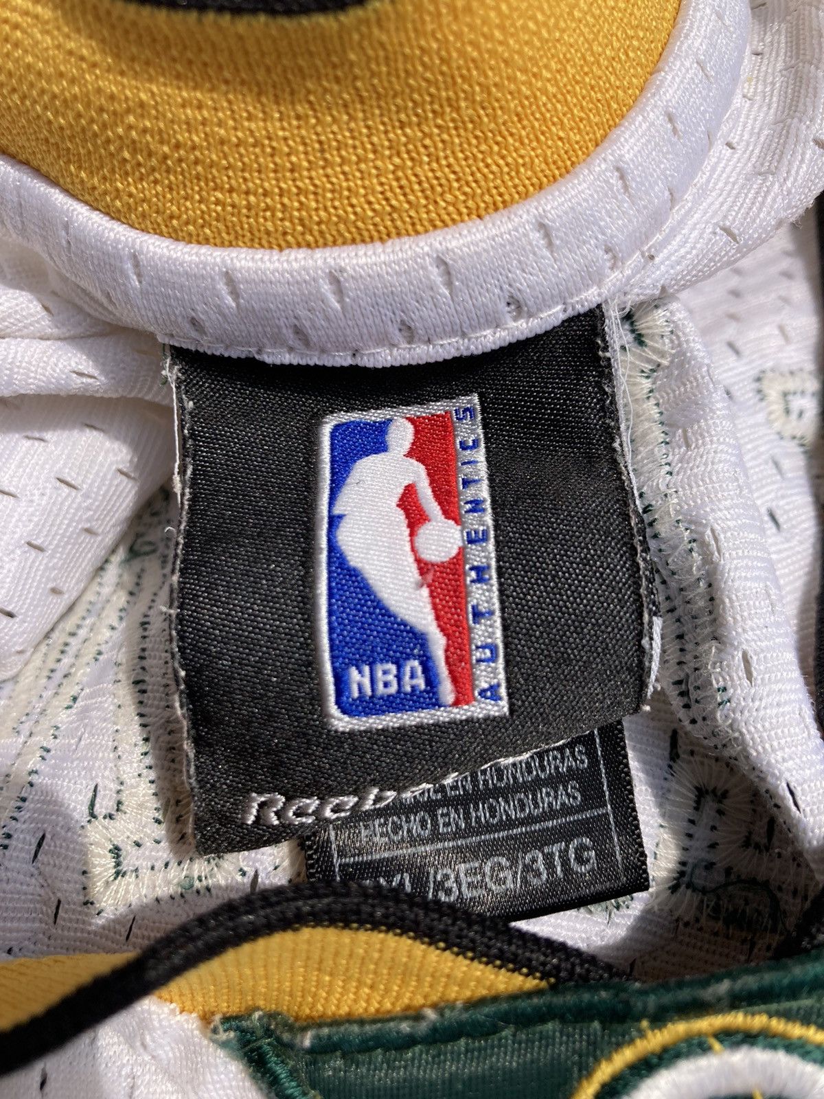 NBA × Reebok × Vintage Vintage Ray Allen Seattle Sonics Reebok Jersey Size US XXL / EU 58 / 5 - 8 Thumbnail