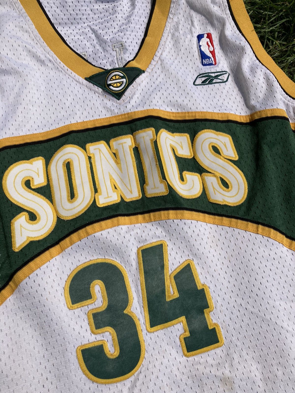 NBA × Reebok × Vintage Vintage Ray Allen Seattle Sonics Reebok Jersey Size US XXL / EU 58 / 5 - 3 Thumbnail