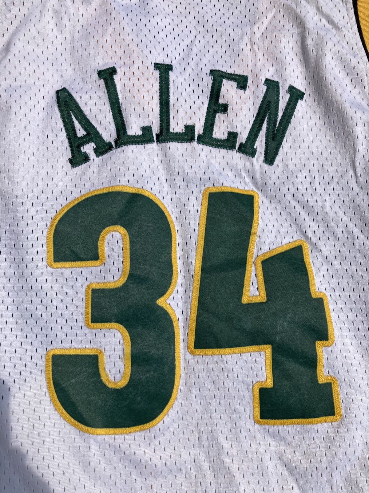 NBA × Reebok × Vintage Vintage Ray Allen Seattle Sonics Reebok Jersey Size US XXL / EU 58 / 5 - 6 Thumbnail