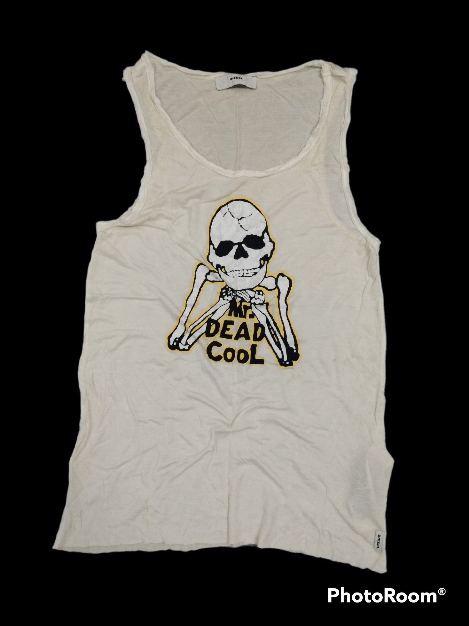 Diesel SICK RAYON DIESEL MR.DEAD COOL SLEEVELESS Size XS / US 0-2 / IT 36-38 - 1 Thumbnail
