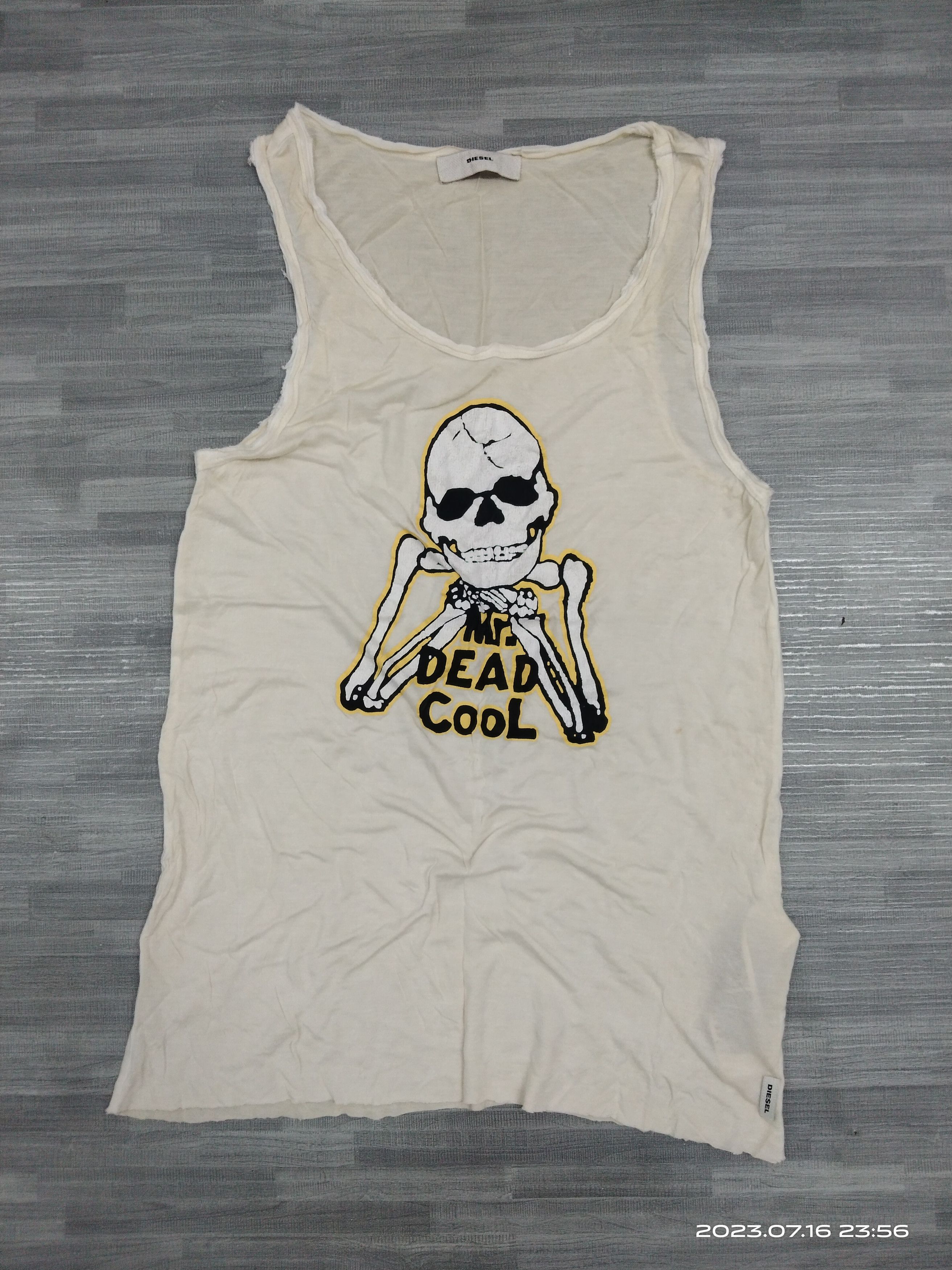 Diesel SICK RAYON DIESEL MR.DEAD COOL SLEEVELESS Size XS / US 0-2 / IT 36-38 - 2 Thumbnail