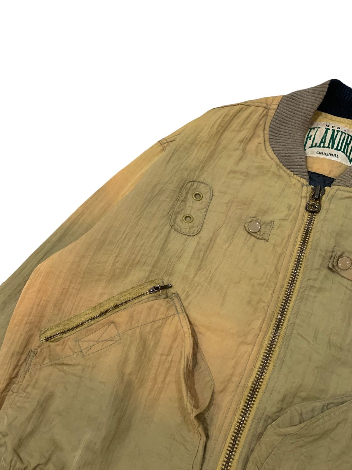 Japanese Brand Vintage Men Flandre Sun Faded Bomber Jacket Size US M / EU 48-50 / 2 - 9 Thumbnail