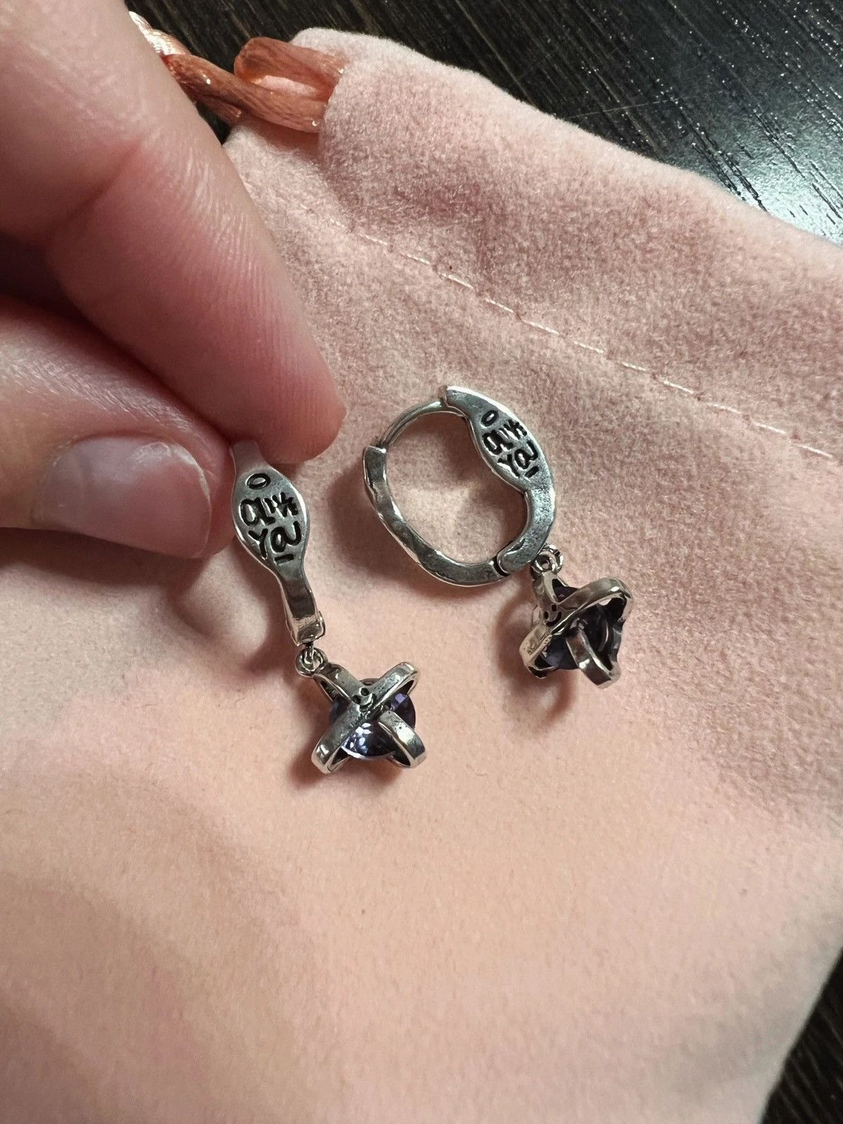 Jewelry Set Silver Hoop Earrings Size ONE SIZE - 2 Thumbnail