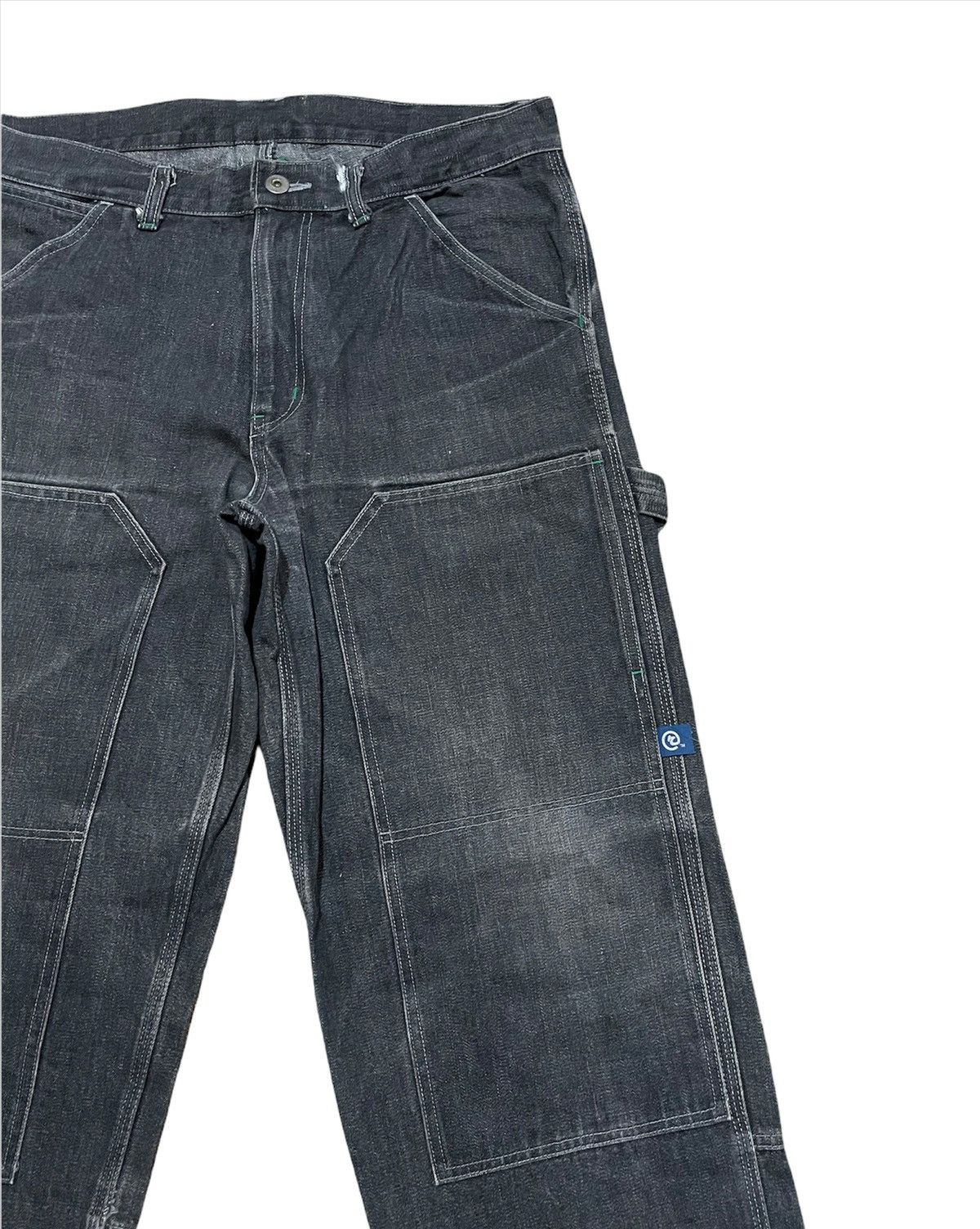 Japanese Brand Rapid Youth of Analogue Double Knee Cargo Pants Size US 33 - 3 Thumbnail