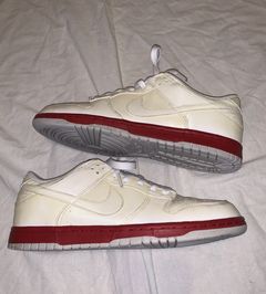 Nike Dunk Low White Red | Grailed