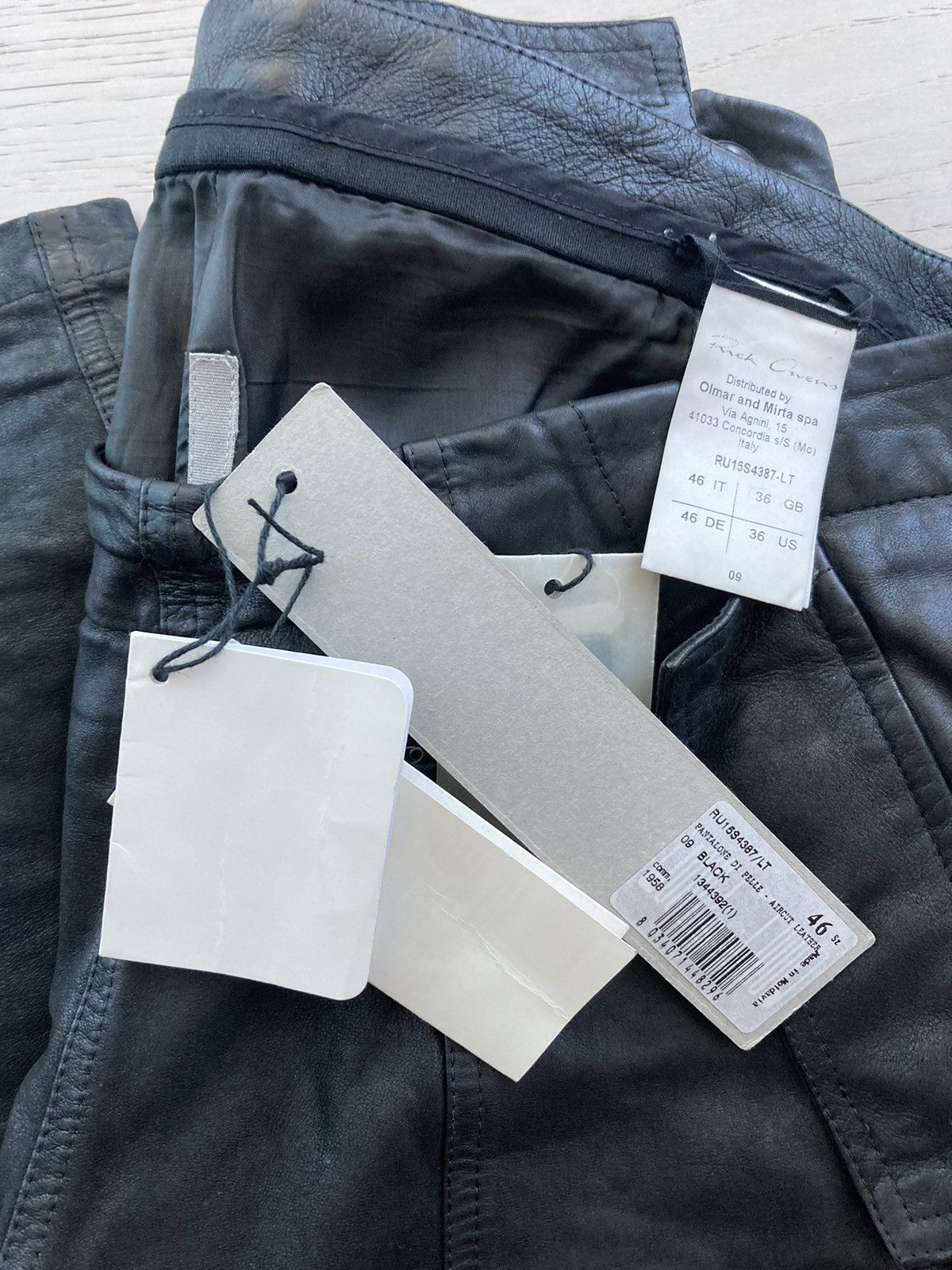 Rick Owens Rick Owens Aircut Leather Jeans Size US 30 / EU 46 - 7 Thumbnail