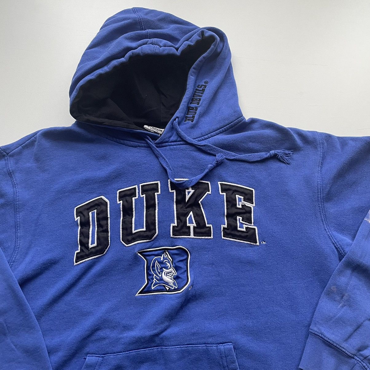 NCAA Vintage 2000s Duke Blue Devils NCAA Embroidered Hoodie Large Size US M / EU 48-50 / 2 - 2 Thumbnail