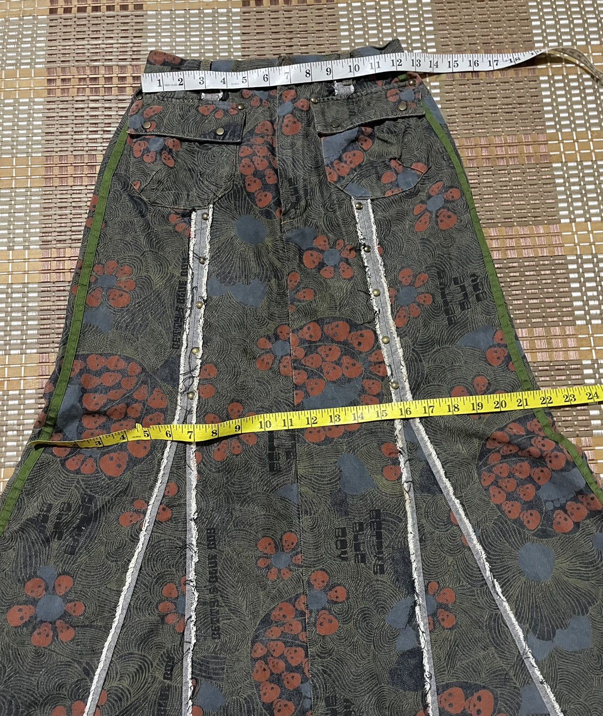 Japanese Brand LAST PIECE Japanese Brand Betty’s Blue ShinjiAbe Denim Skirt Size 26" / US 2 / IT 38 - 10 Thumbnail