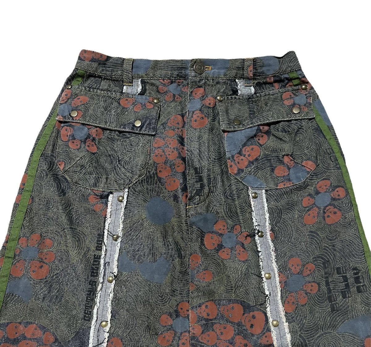 Japanese Brand LAST PIECE Japanese Brand Betty’s Blue ShinjiAbe Denim Skirt Size 26" / US 2 / IT 38 - 4 Thumbnail