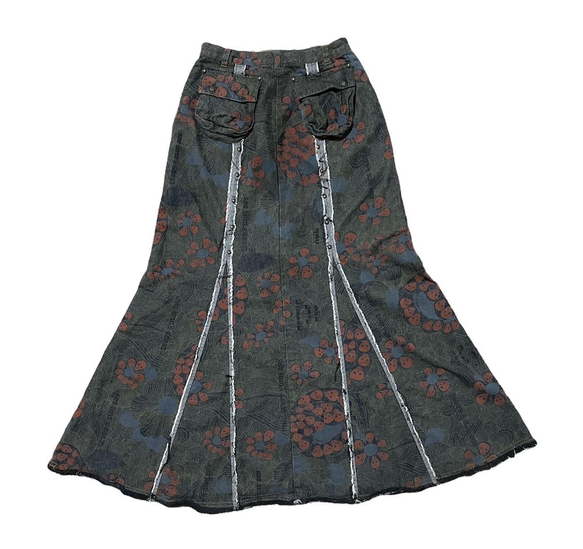 Japanese Brand LAST PIECE Japanese Brand Betty’s Blue ShinjiAbe Denim Skirt Size 26" / US 2 / IT 38 - 6 Thumbnail