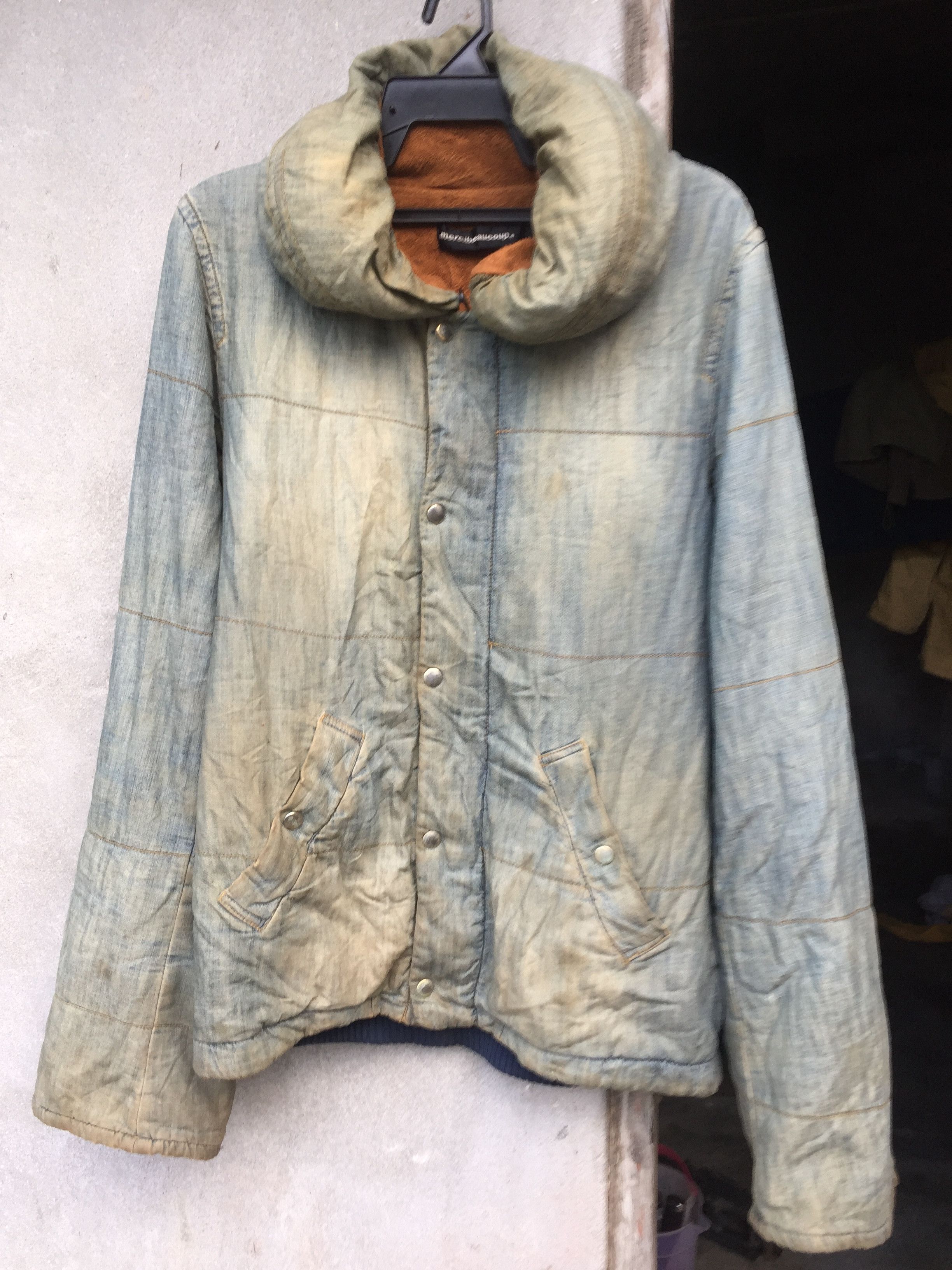 Issey Miyake × Vintage × mercibeaucoup Mercibeaucoup Issey Miyake Distressed Style Pillow Jacket Size US M / EU 48-50 / 2 - 1 Thumbnail