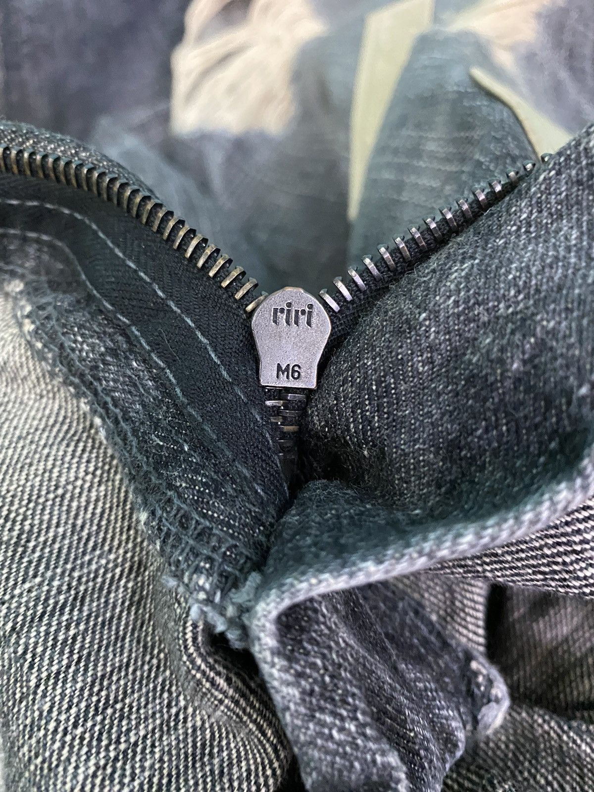 Number (N)ine NUMBER NINE AW04 DISTRESSED PATCHWORK DENIM JEANS Size US 30 / EU 46 - 14 Thumbnail