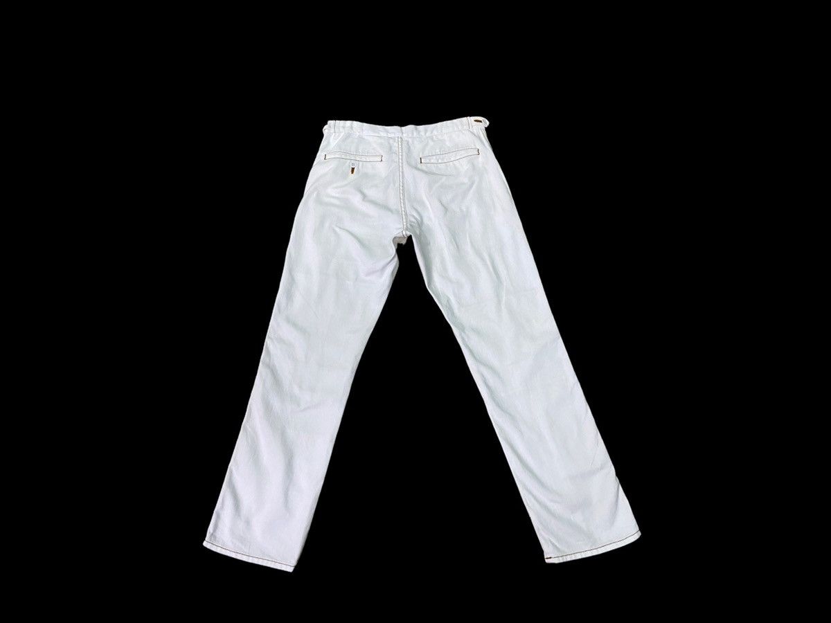 Comme des Garcons COMME DES GARCONS AD2006 STRIPE WHITE DENIM JEANS Size US 31 - 3 Thumbnail