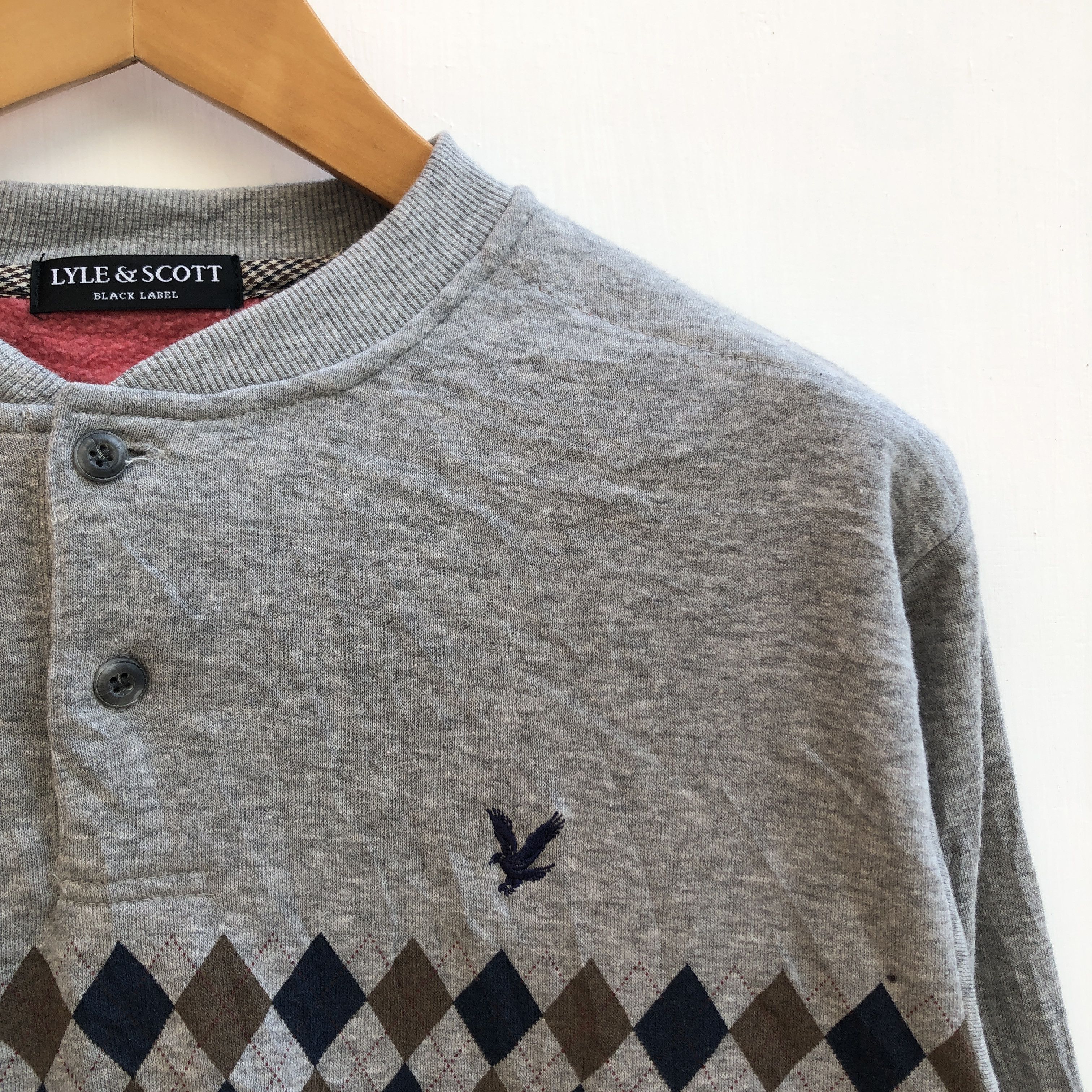 Lyle & Scott LYLE AND SCOTT Button Ups Sweatshirt #0390-09 Size US S / EU 44-46 / 1 - 2 Thumbnail