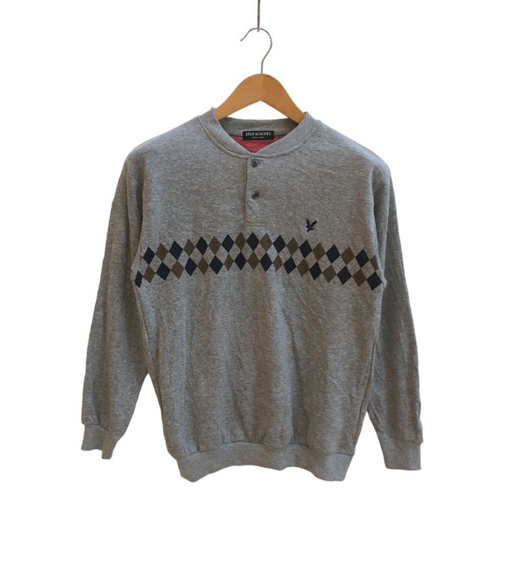 Lyle & Scott LYLE AND SCOTT Button Ups Sweatshirt #0390-09 Size US S / EU 44-46 / 1 - 1 Thumbnail