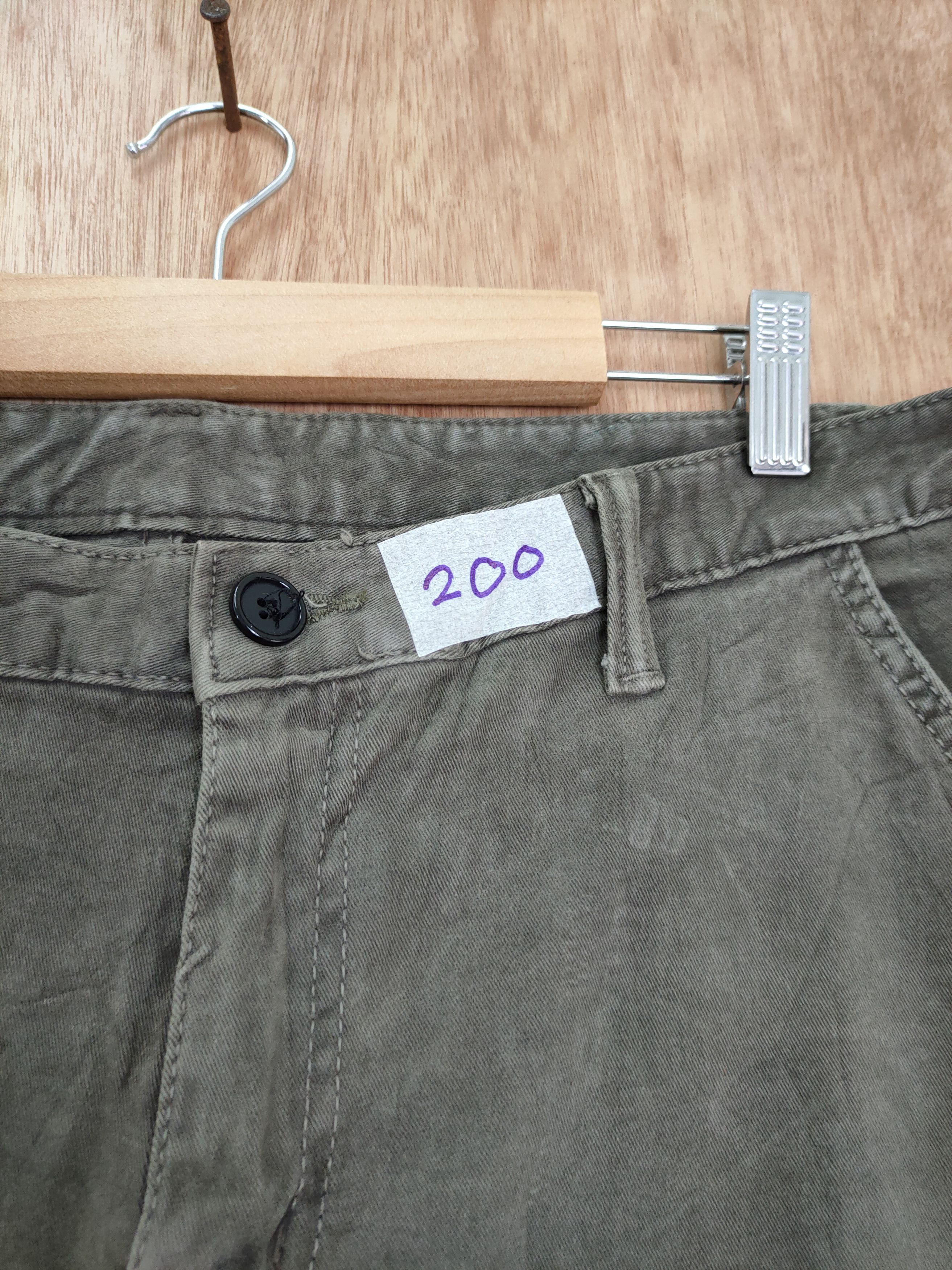 Japanese Brand DL Japan green skinny multipocket tactical cargo pants #200 Size US 32 / EU 48 - 5 Thumbnail