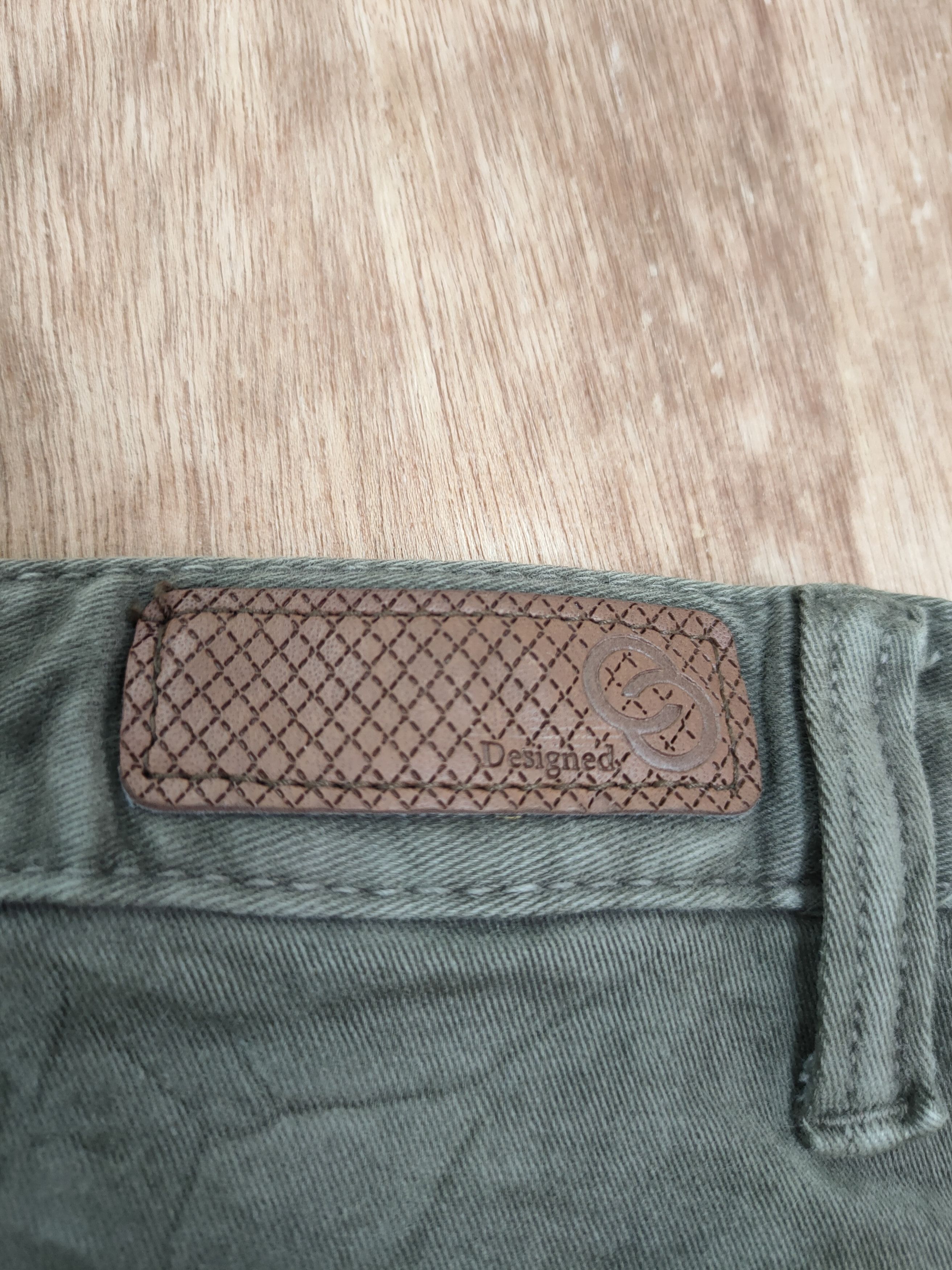 Japanese Brand DL Japan green skinny multipocket tactical cargo pants #200 Size US 32 / EU 48 - 9 Thumbnail