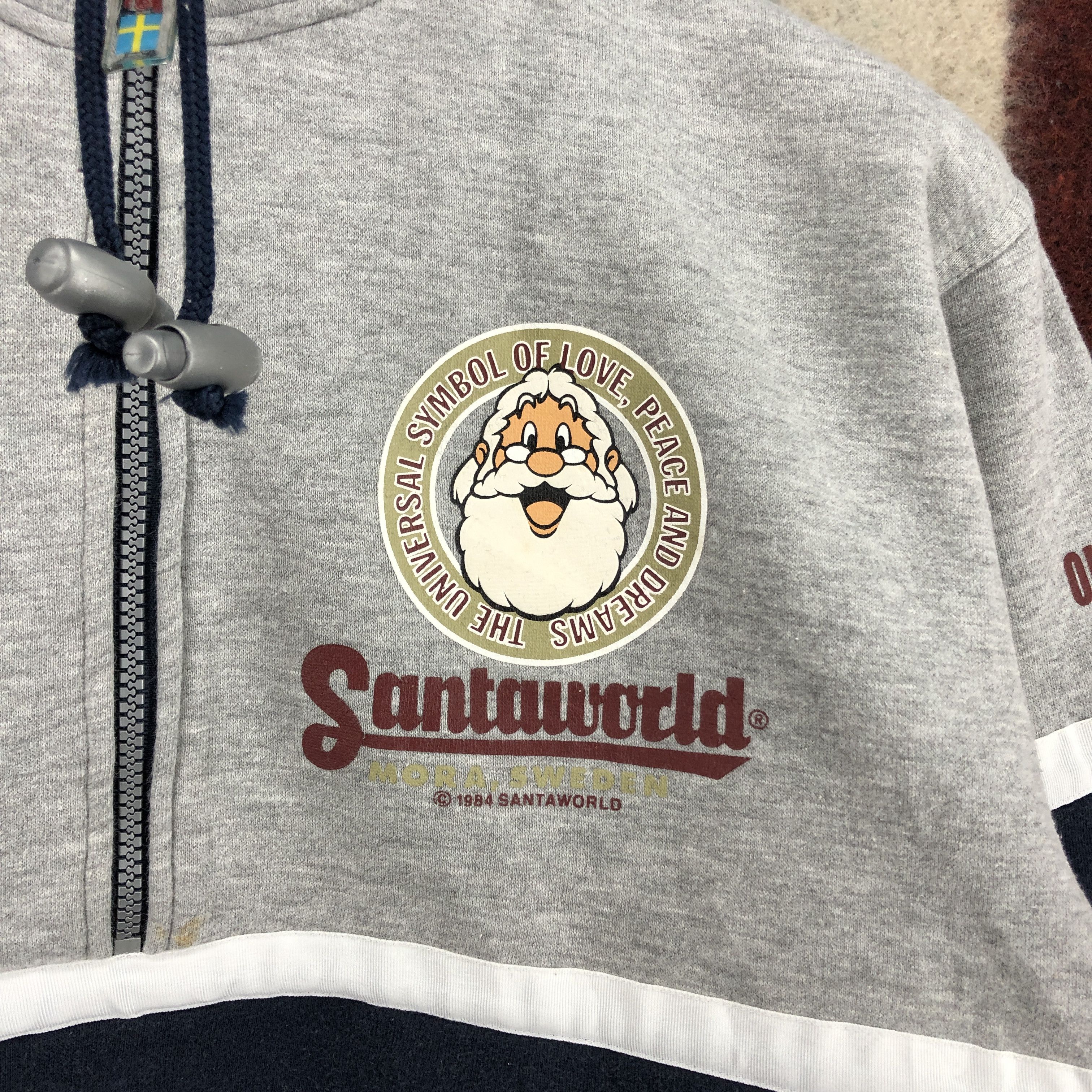 Japanese Brand SANTA WORLD Zip Ups Turtle Neck Sweatshirt #048-02 Size US M / EU 48-50 / 2 - 3 Thumbnail