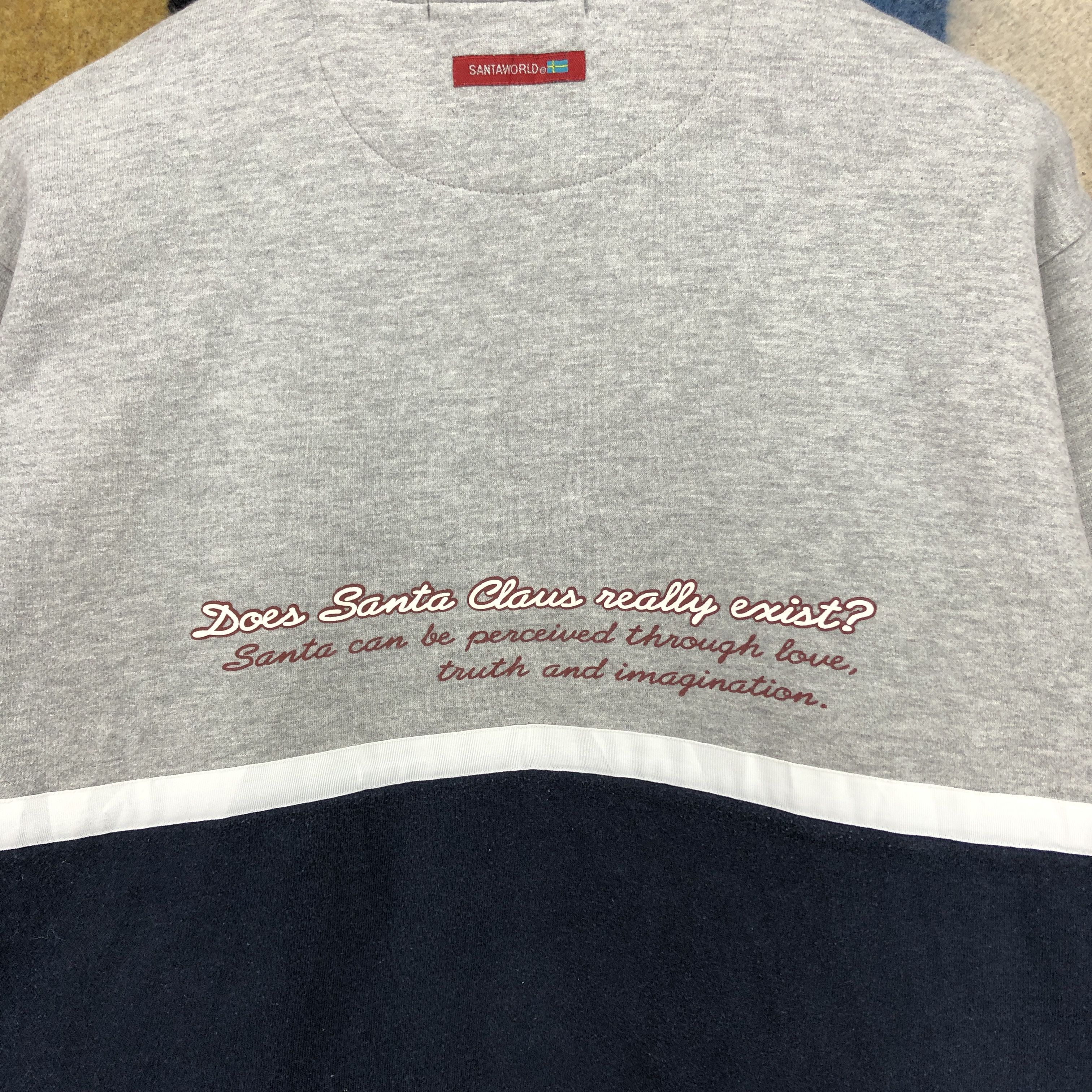Japanese Brand SANTA WORLD Zip Ups Turtle Neck Sweatshirt #048-02 Size US M / EU 48-50 / 2 - 10 Thumbnail
