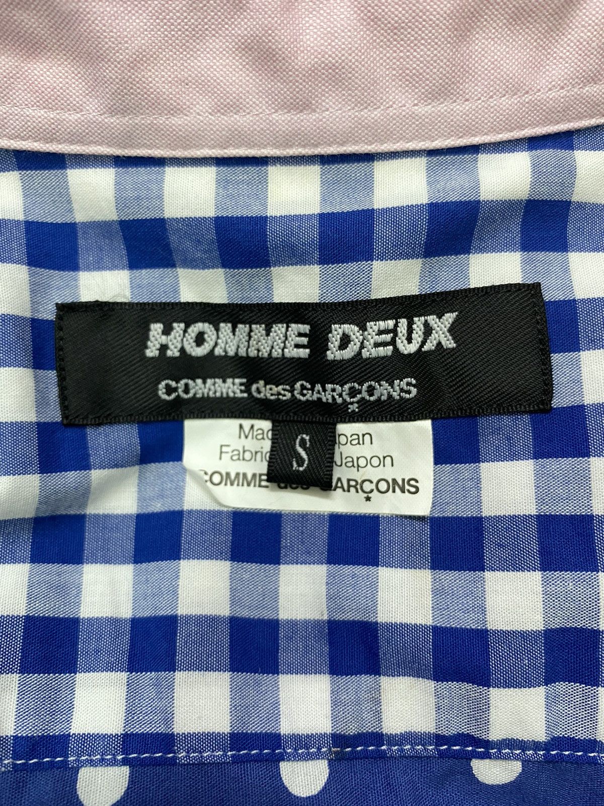 Comme des Garcons LAST DROP COMME DES GARCONS HOMME DEUX POLKADOT AD2013 SHIRT Size US S / EU 44-46 / 1 - 8 Thumbnail