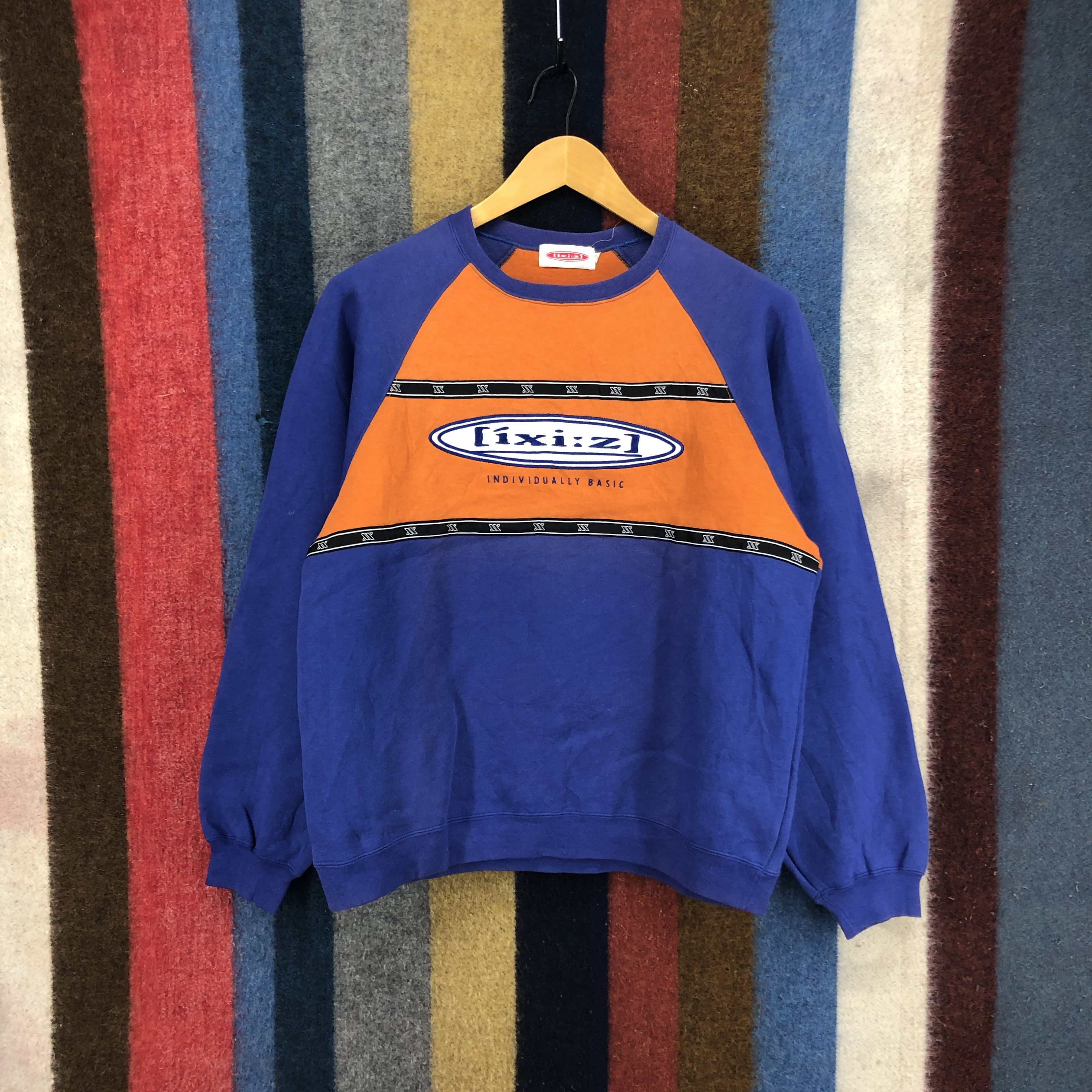 Japanese Brand [ixi:z] Crew Neck Sweatshirt #2744-99 Size US M / EU 48-50 / 2 - 1 Thumbnail