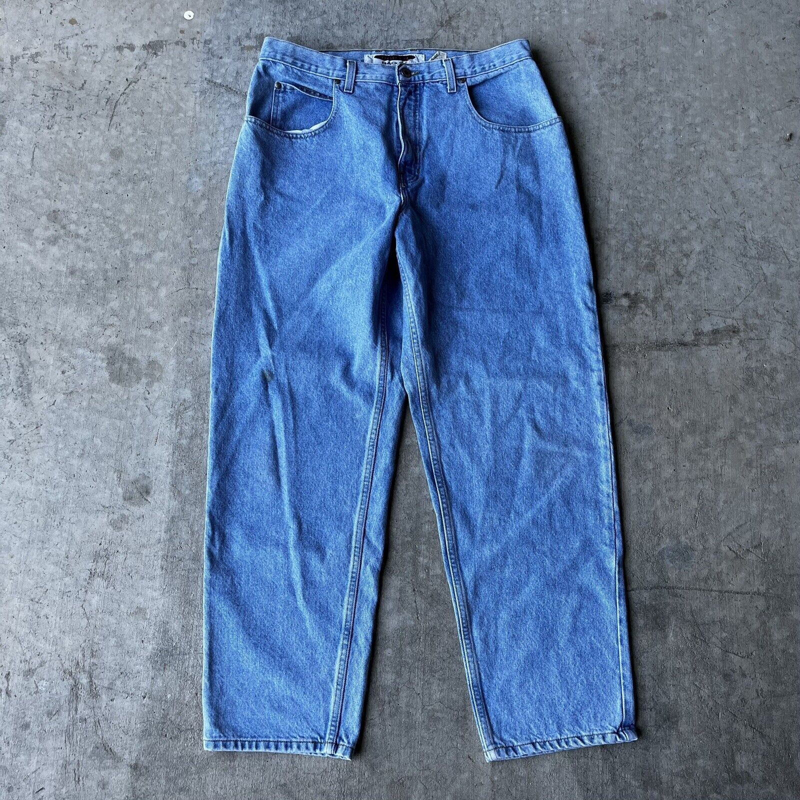 Vintage Vintage Anchor Blue Beyond Baggy Light Blue Denim Jeans | Grailed