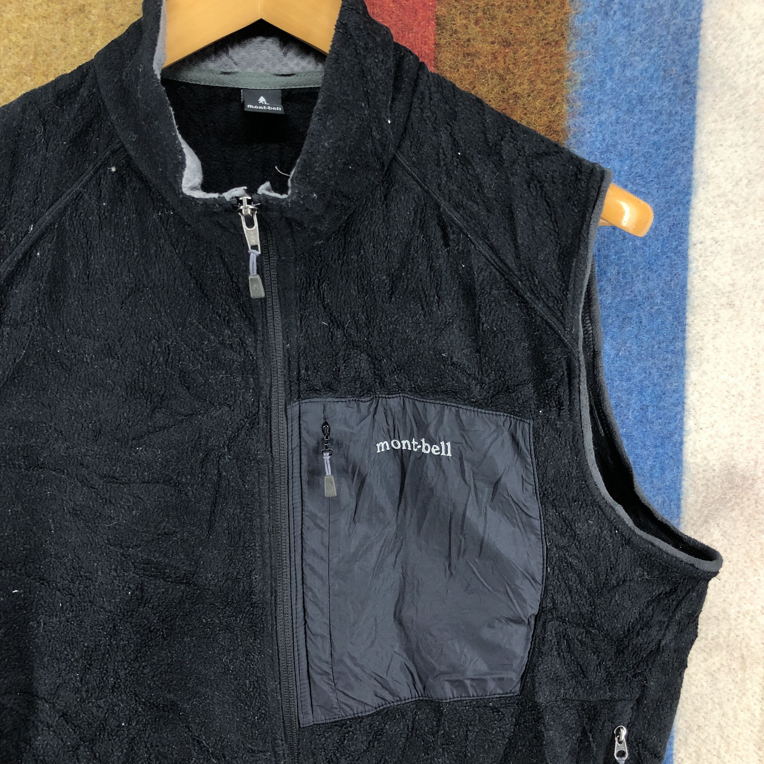 Montbell MONT-BELL CLIMAPLUS Turtle Neck Vest Fleece #0166/I Size US M / EU 48-50 / 2 - 2 Thumbnail