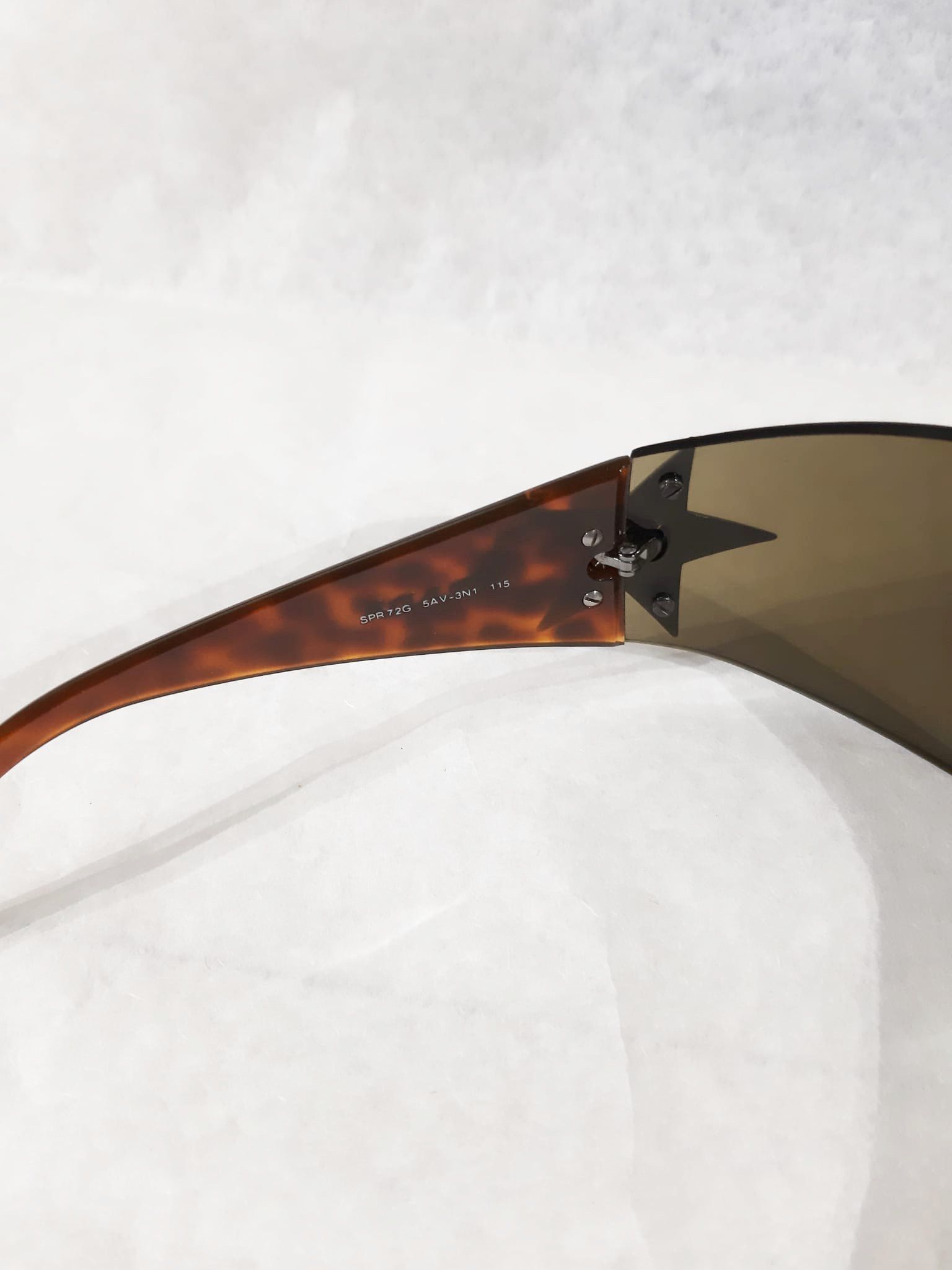 Prada Y2K Chrome Star Leopard Sunglasses Vintage early 2000's Size ONE SIZE - 4 Thumbnail