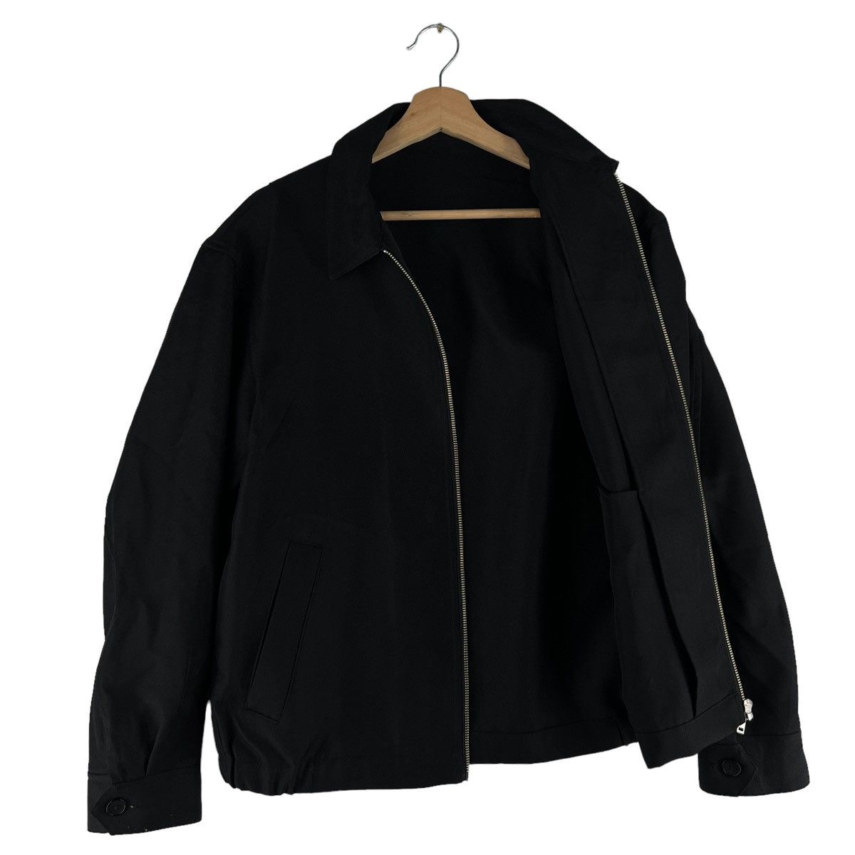 Japanese Brand VINTAGE GU JAPAN BOMBER JACKET BLACK INSPIRE ISSEY MIYAKE Size US M / EU 48-50 / 2 - 7 Thumbnail