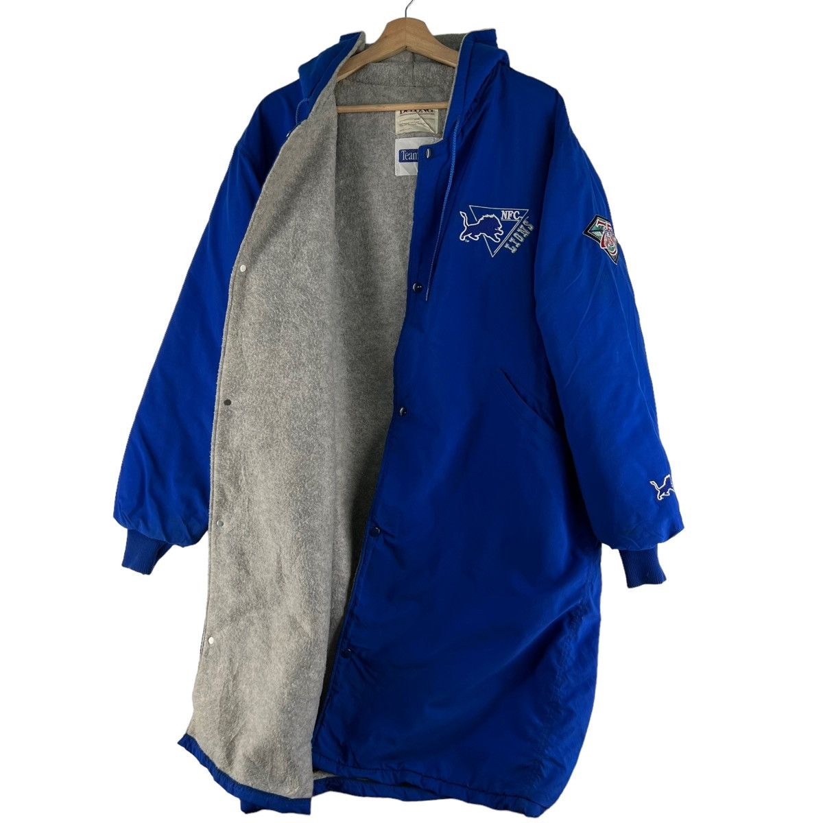 Delong VINTAGE COACH JACKET NFL DELONG USA MADE BIG LOGO Size US L / EU 52-54 / 3 - 8 Thumbnail