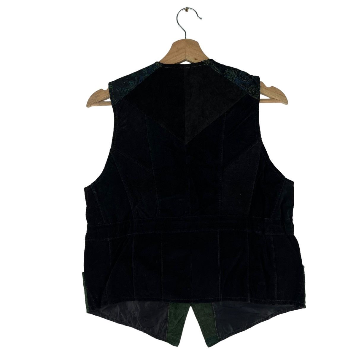 Genuine Leather VINTAGE GENUINE LEATHER VEST NAVAJO DESIGN INNER MONGOLTA Size US L / EU 52-54 / 3 - 6 Thumbnail