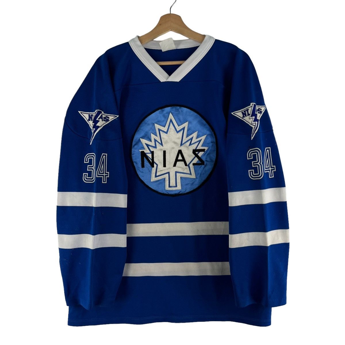 Japanese Brand VINTAGE NISHIUCHI 34 SPORTWEAR HOCKEY JERSEY ICE SWEATSHIRT Size US L / EU 52-54 / 3 - 1 Thumbnail