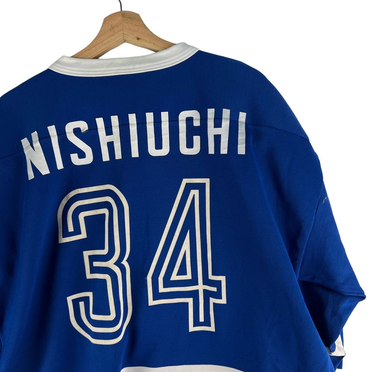 Japanese Brand VINTAGE NISHIUCHI 34 SPORTWEAR HOCKEY JERSEY ICE SWEATSHIRT Size US L / EU 52-54 / 3 - 7 Thumbnail