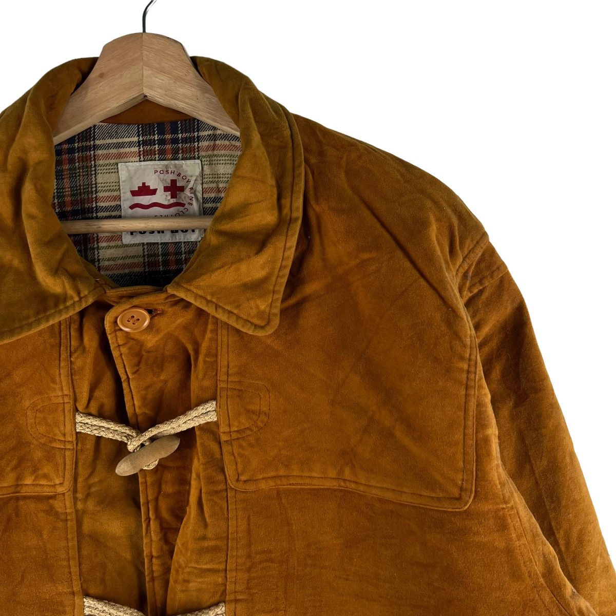 Japanese Brand VINTAGE BOMBER VELVET JACKET POSH BOY BIG LOGO ISSEY MIYAKE Size US M / EU 48-50 / 2 - 3 Thumbnail