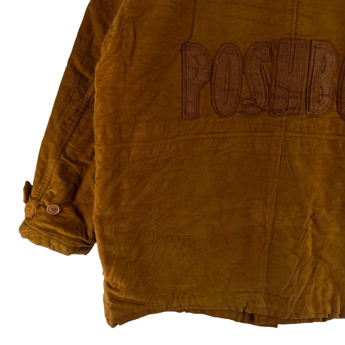 Japanese Brand VINTAGE BOMBER VELVET JACKET POSH BOY BIG LOGO ISSEY MIYAKE Size US M / EU 48-50 / 2 - 9 Thumbnail