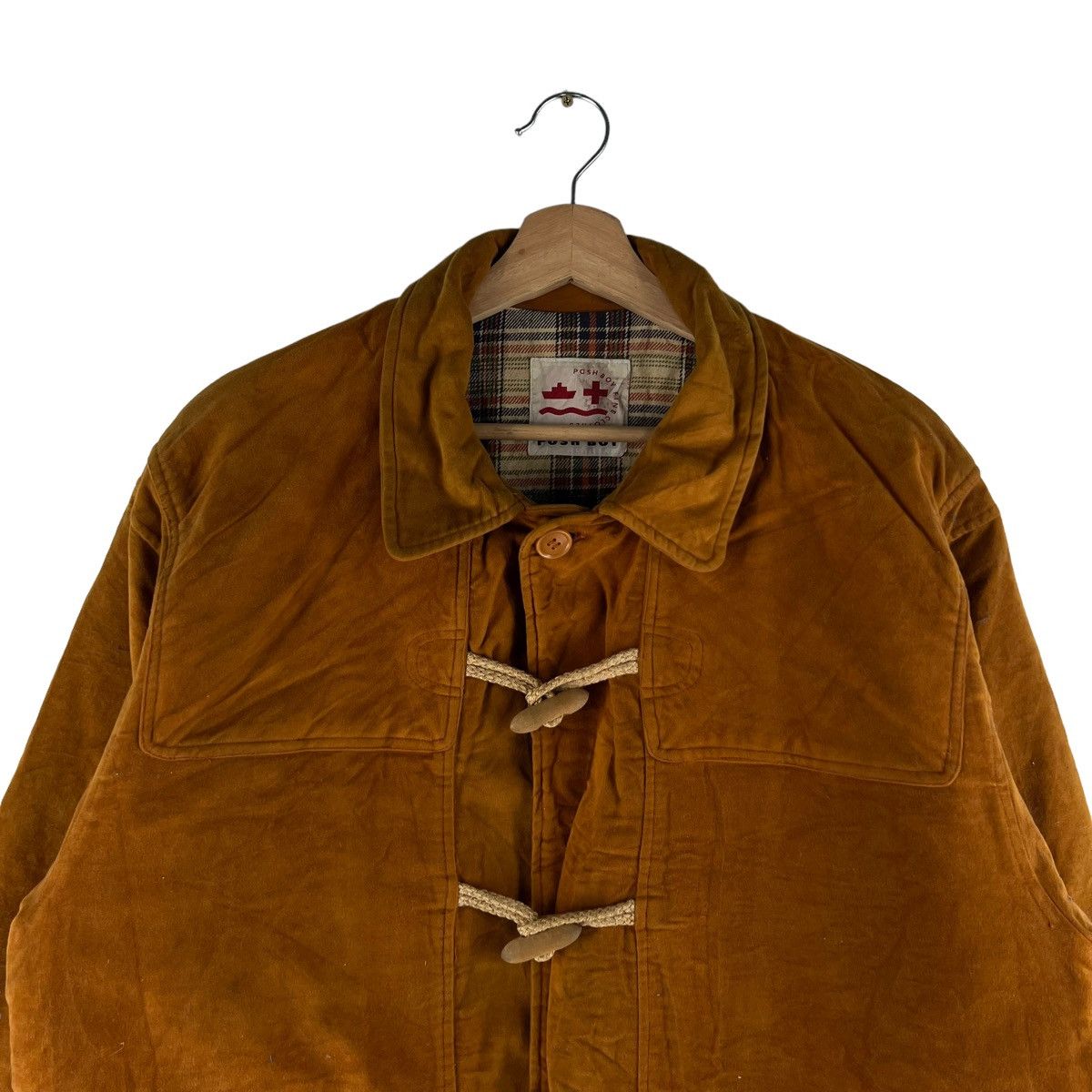 Japanese Brand VINTAGE BOMBER VELVET JACKET POSH BOY BIG LOGO ISSEY MIYAKE Size US M / EU 48-50 / 2 - 5 Thumbnail