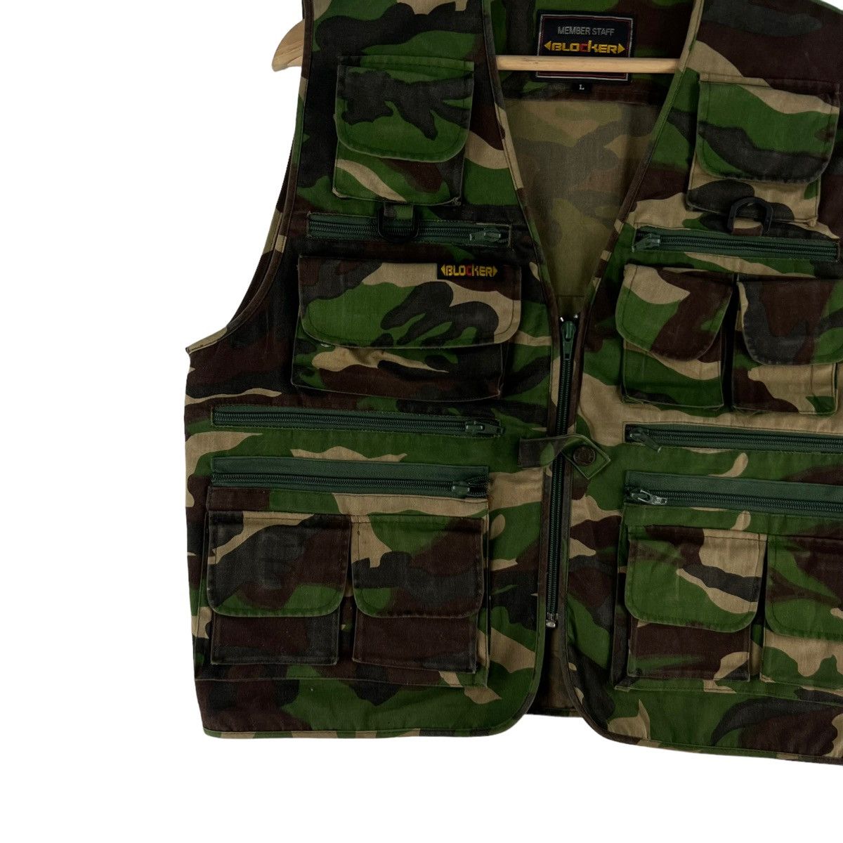 Japanese Brand VINTAGE BLOCKER VEST UTILITY CARGO MULTI POCKET VEST Size US L / EU 52-54 / 3 - 3 Thumbnail
